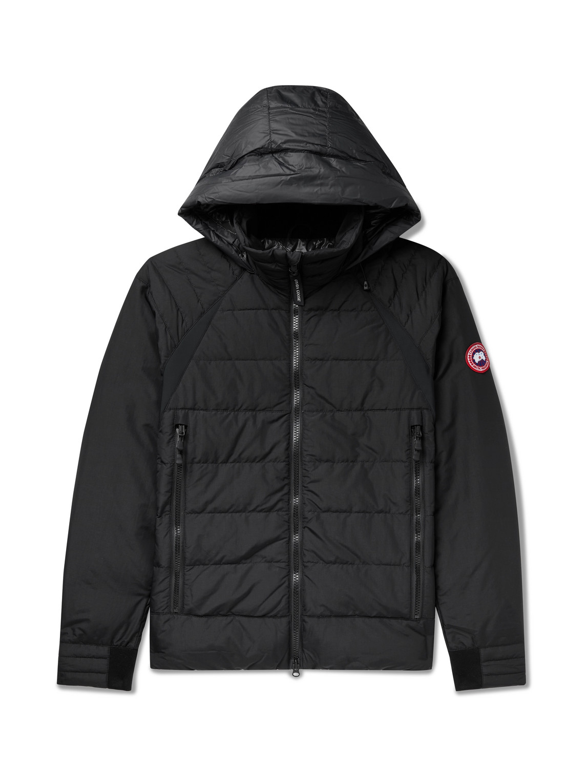 Shop Canada Goose Hybridge Quilted Nylon Down Jacket In Black