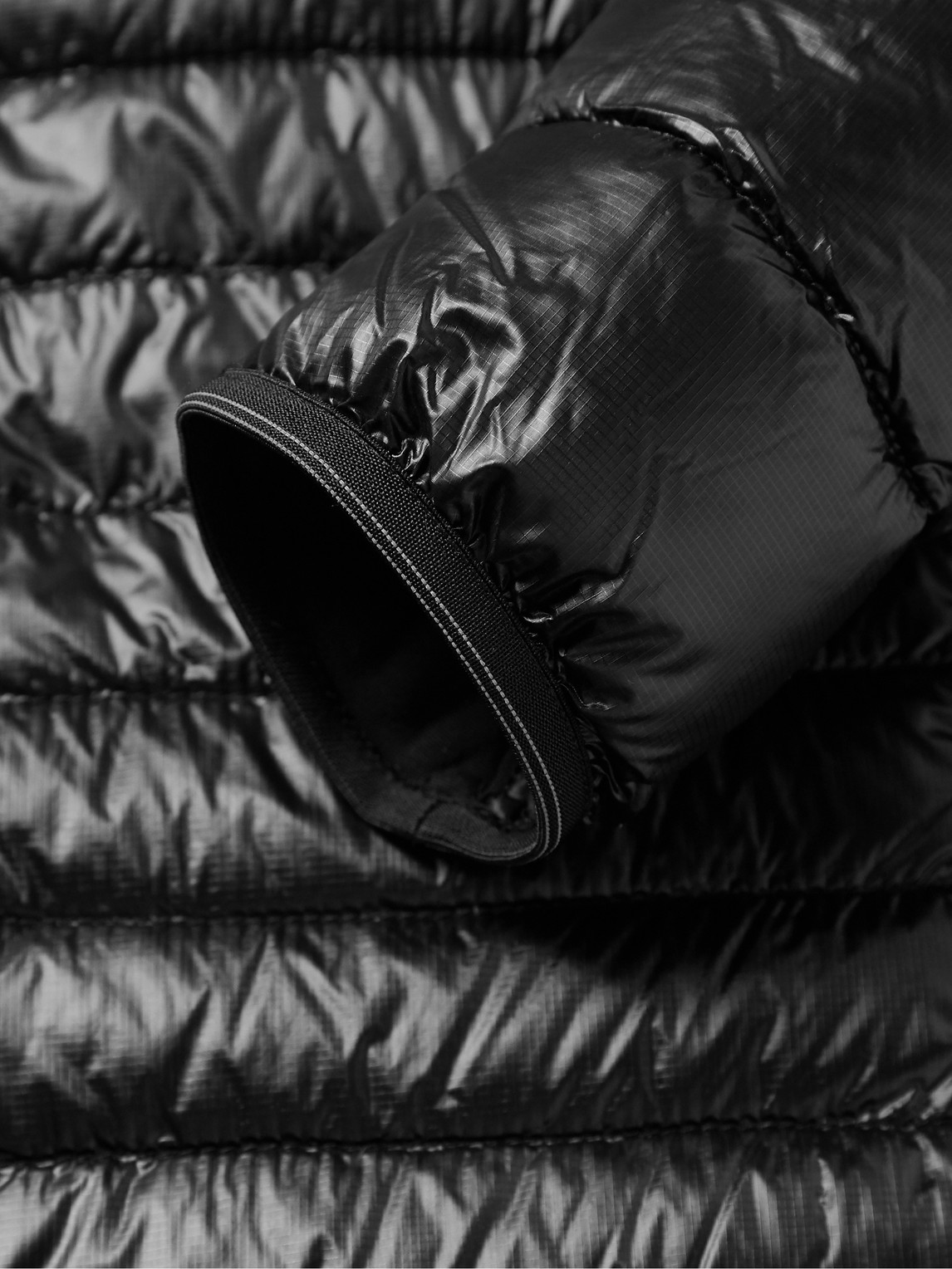 Canada Goose Hybridge Lite Slim-fit Quilted Nylon-ripstop Down Jacket In Black