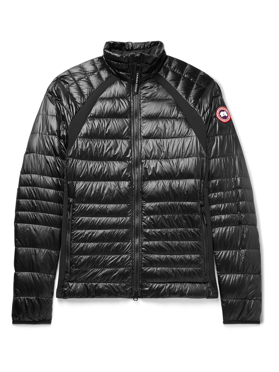 Canada Goose Hybridge Lite Slim-fit Quilted Nylon-ripstop Down Jacket In Black