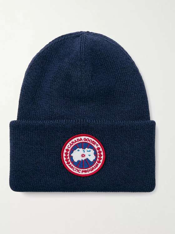 Canadagoose Logo-Appliquéd Merino Wool Beanie