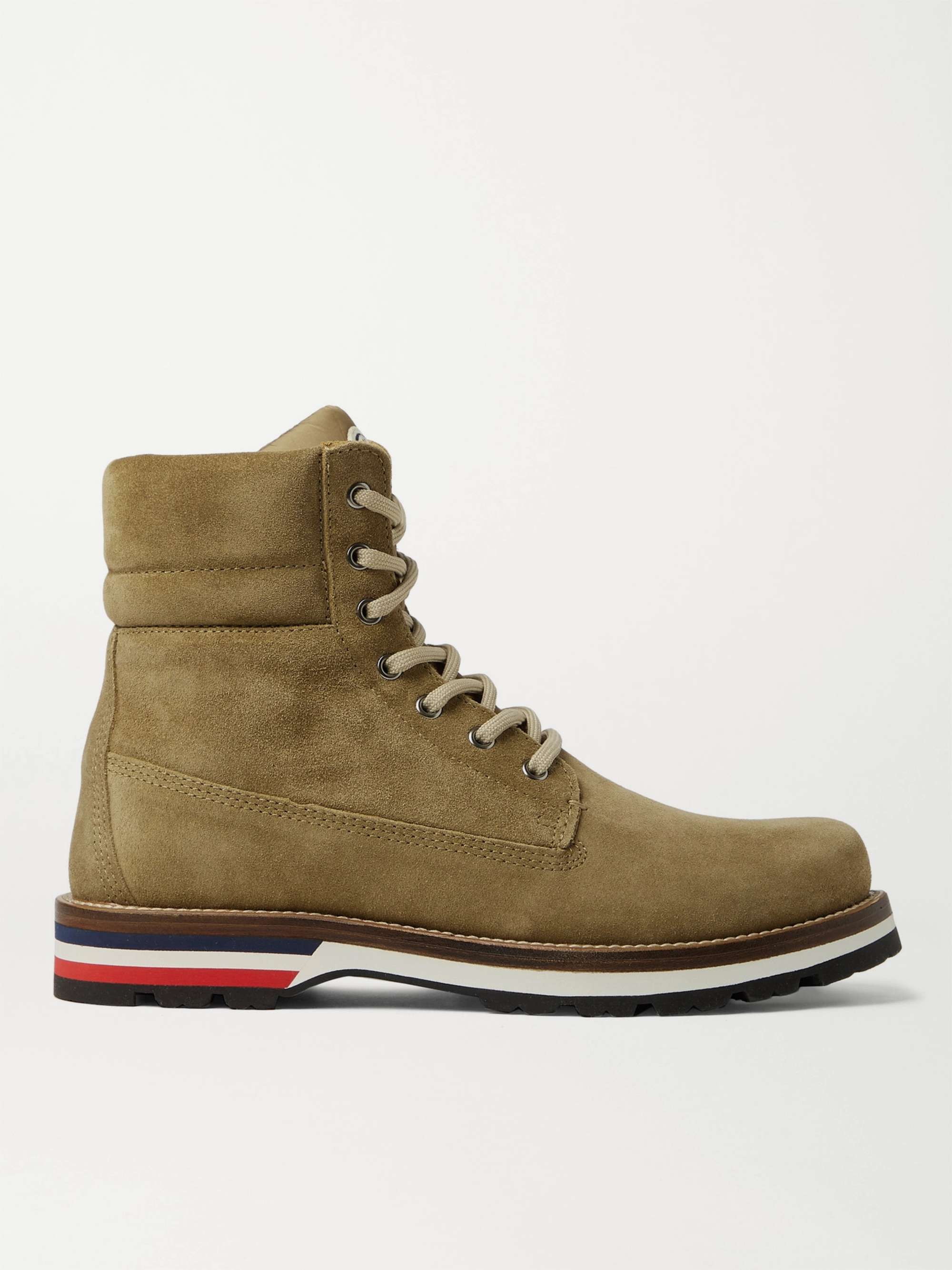 Vancouver Striped Suede Hiking Boots
