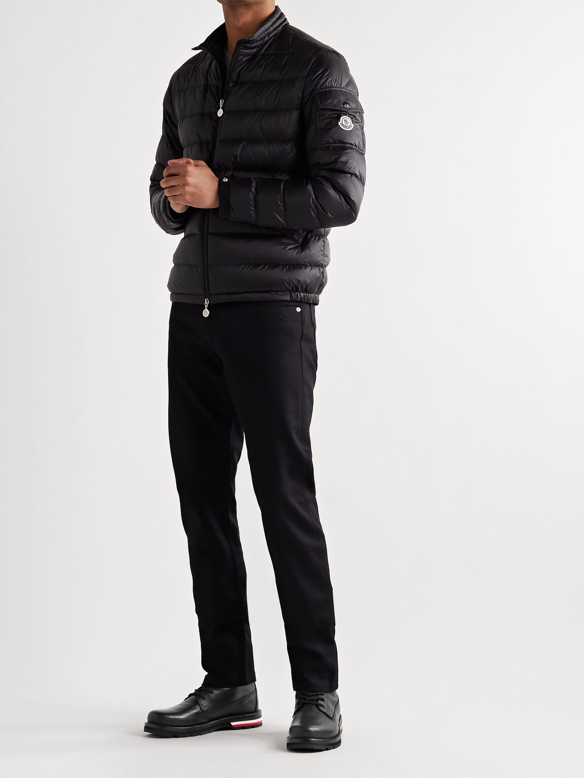 Moncler Vancouver Ankle Boots In Black In Black