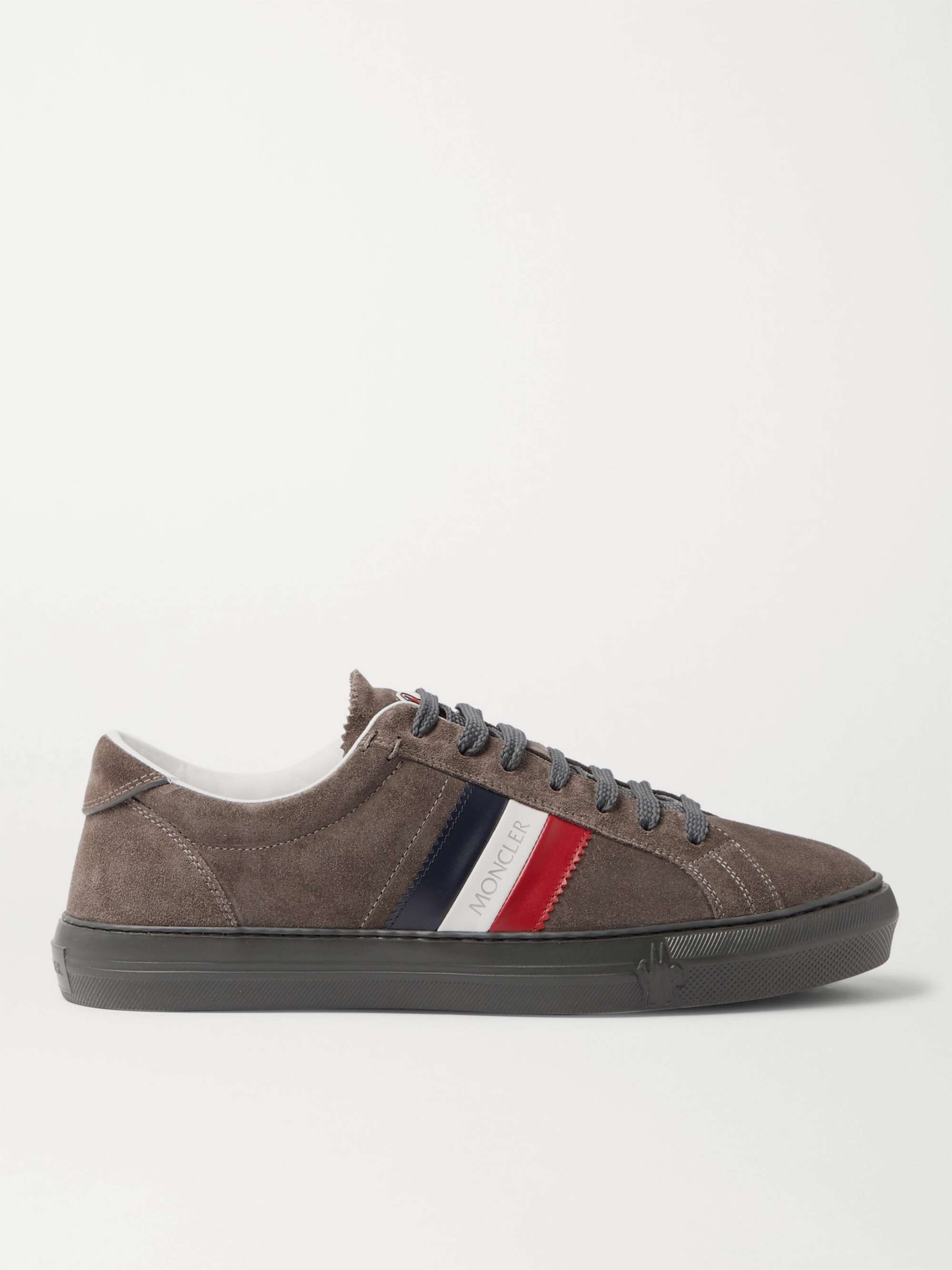 Moncler New Monaco Tricolore Cupsole Sneaker Black, Navy, Red & White |  END. (US)