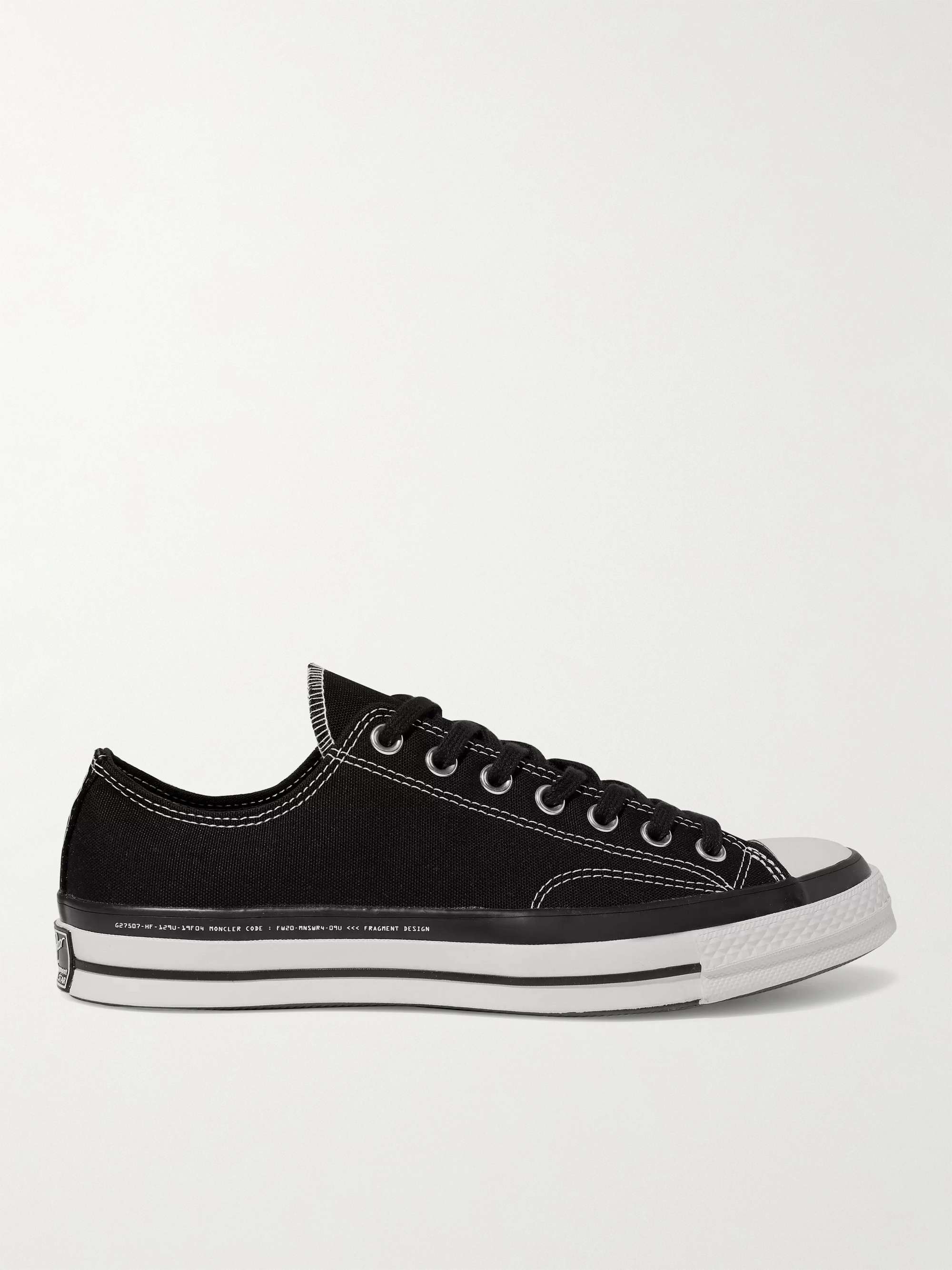 MONCLER 7 Moncler Fragment + Converse Chuck 70 Ox Canvas Sneakers for ...