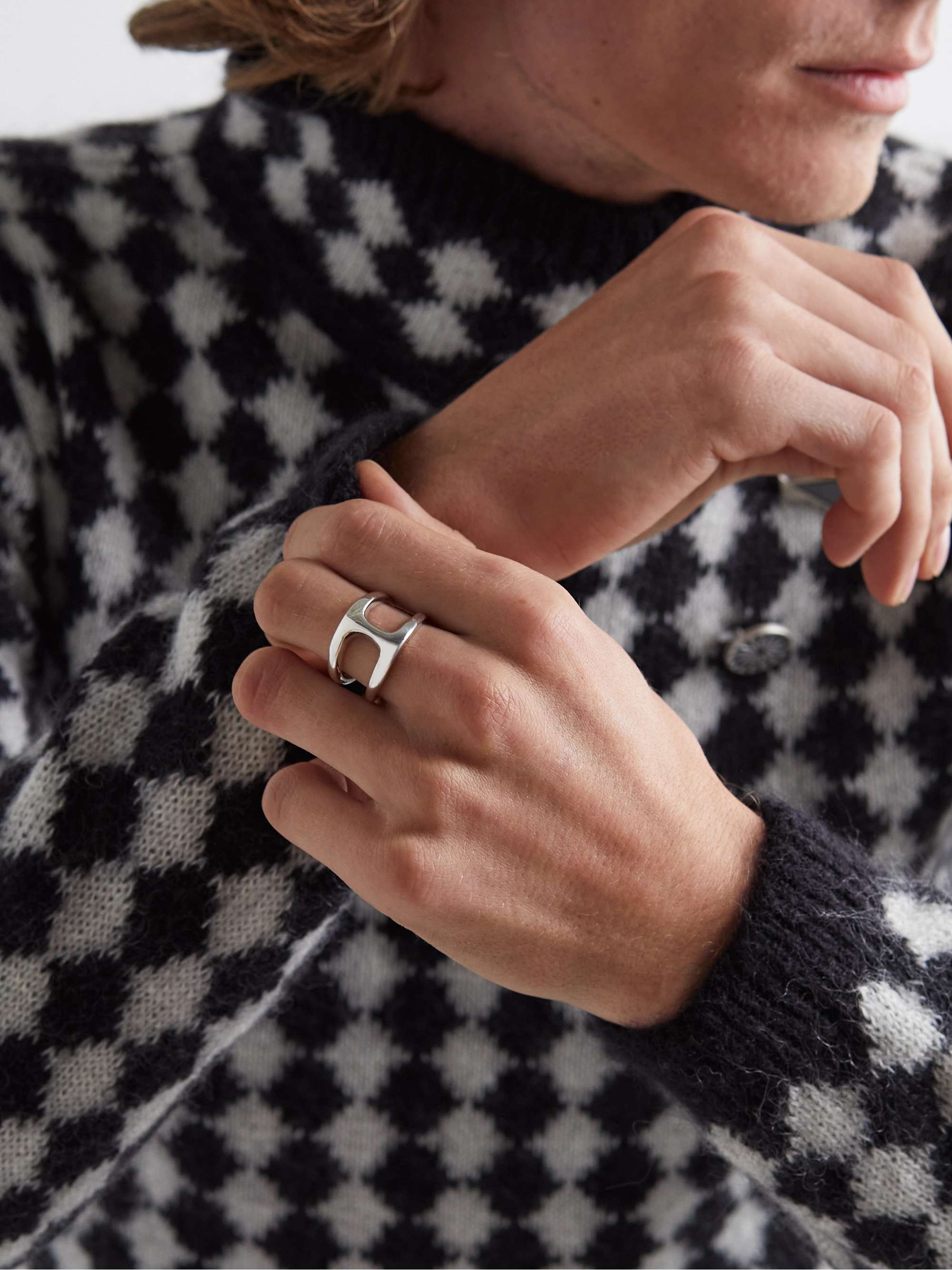 HOORSENBUHS Brute Phantom Silver Ring