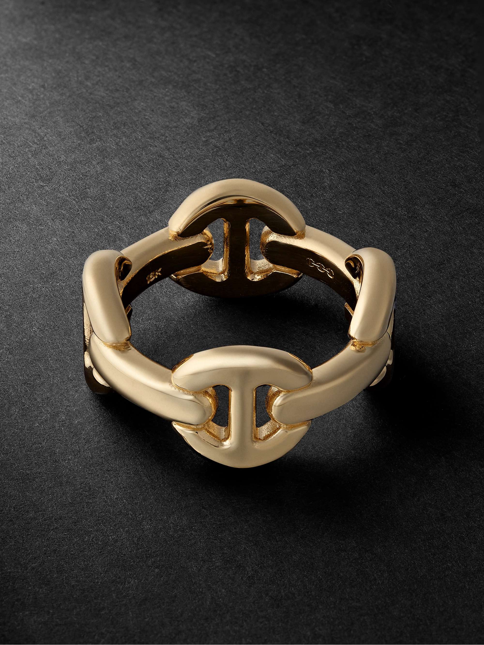 Quad Link Gold Ring