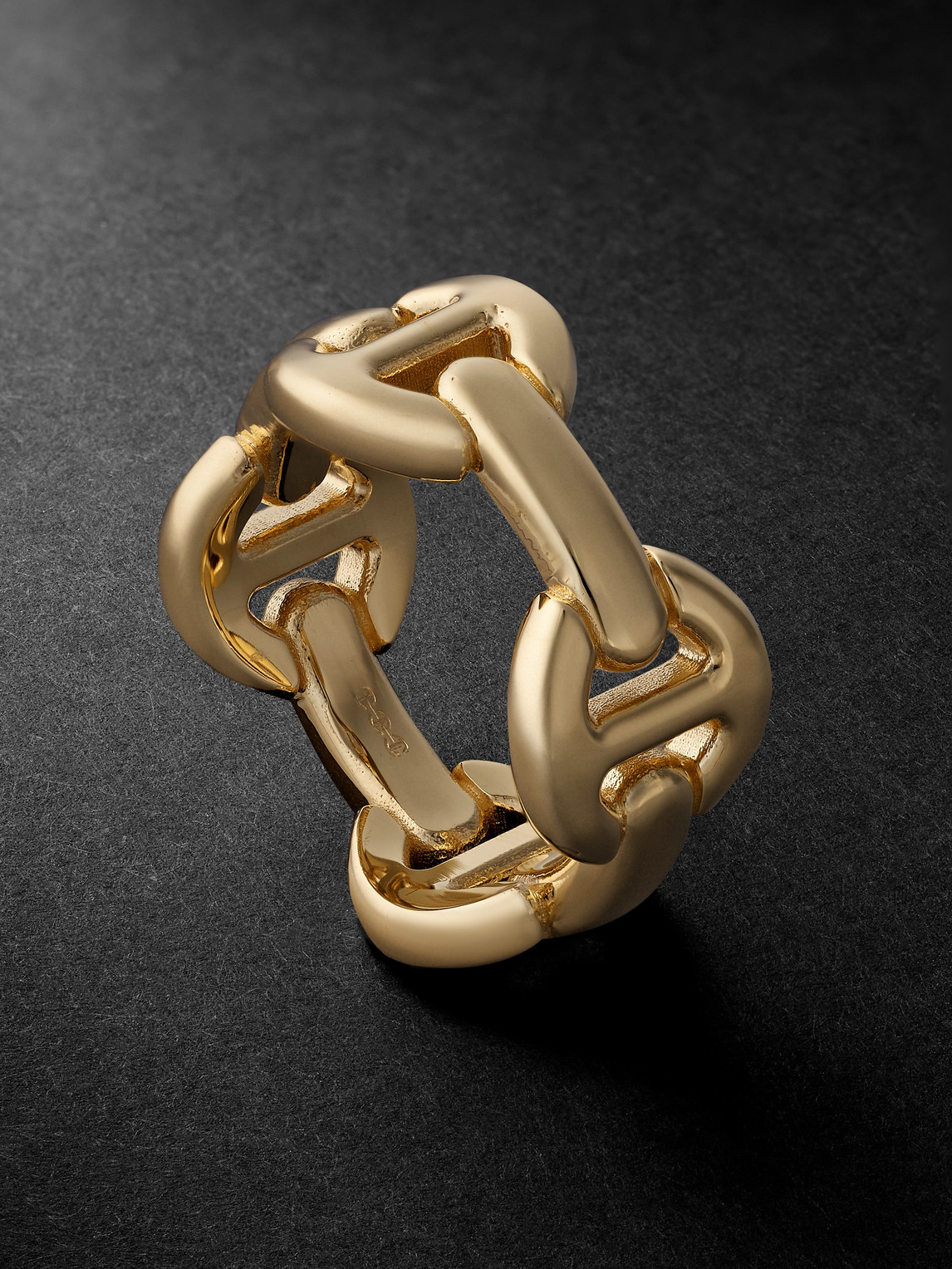 Hoorsenbuhs Quad Link Gold Ring