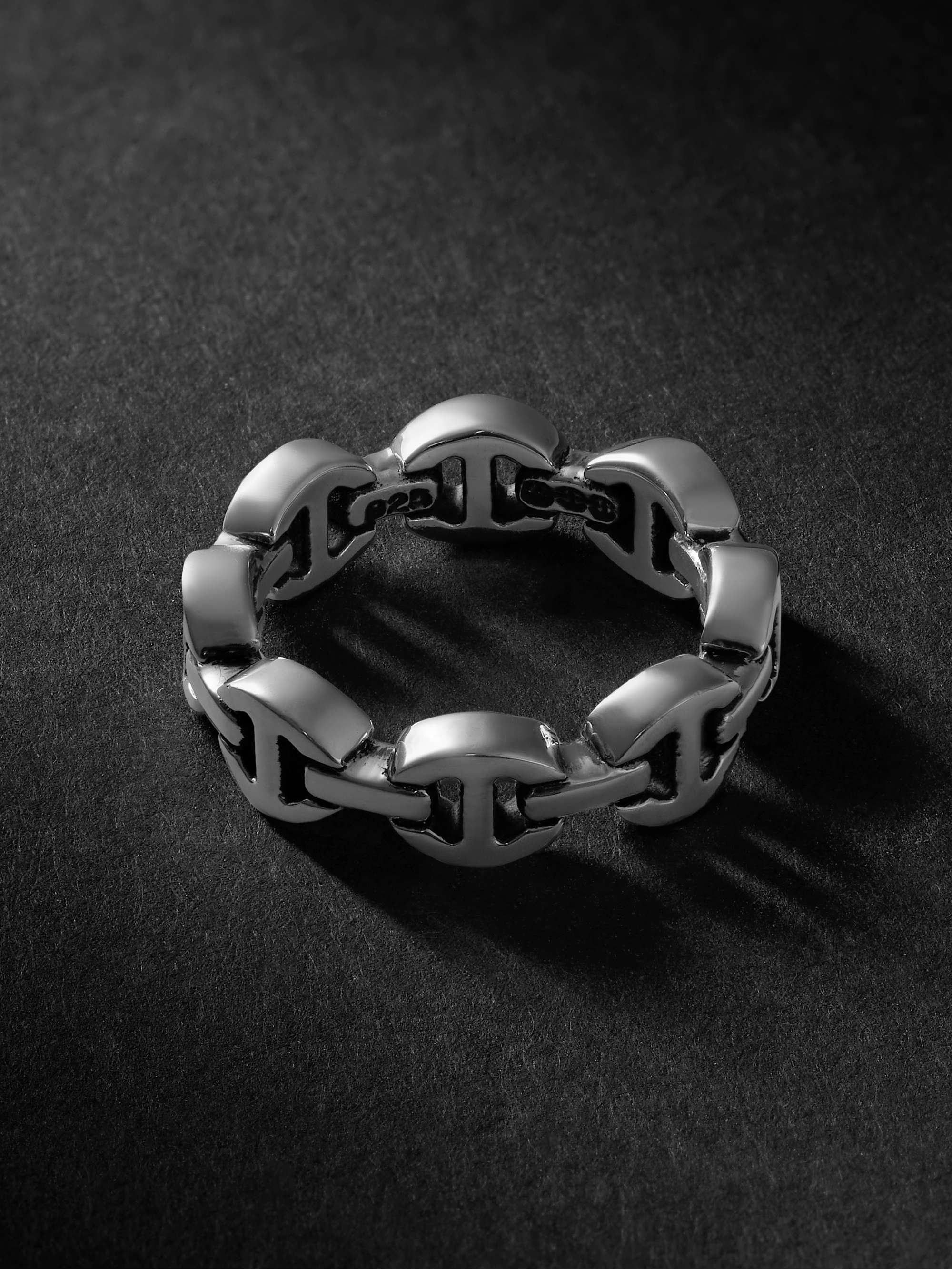 HOORSENBUHS Dame Tri-Link Gold Ring