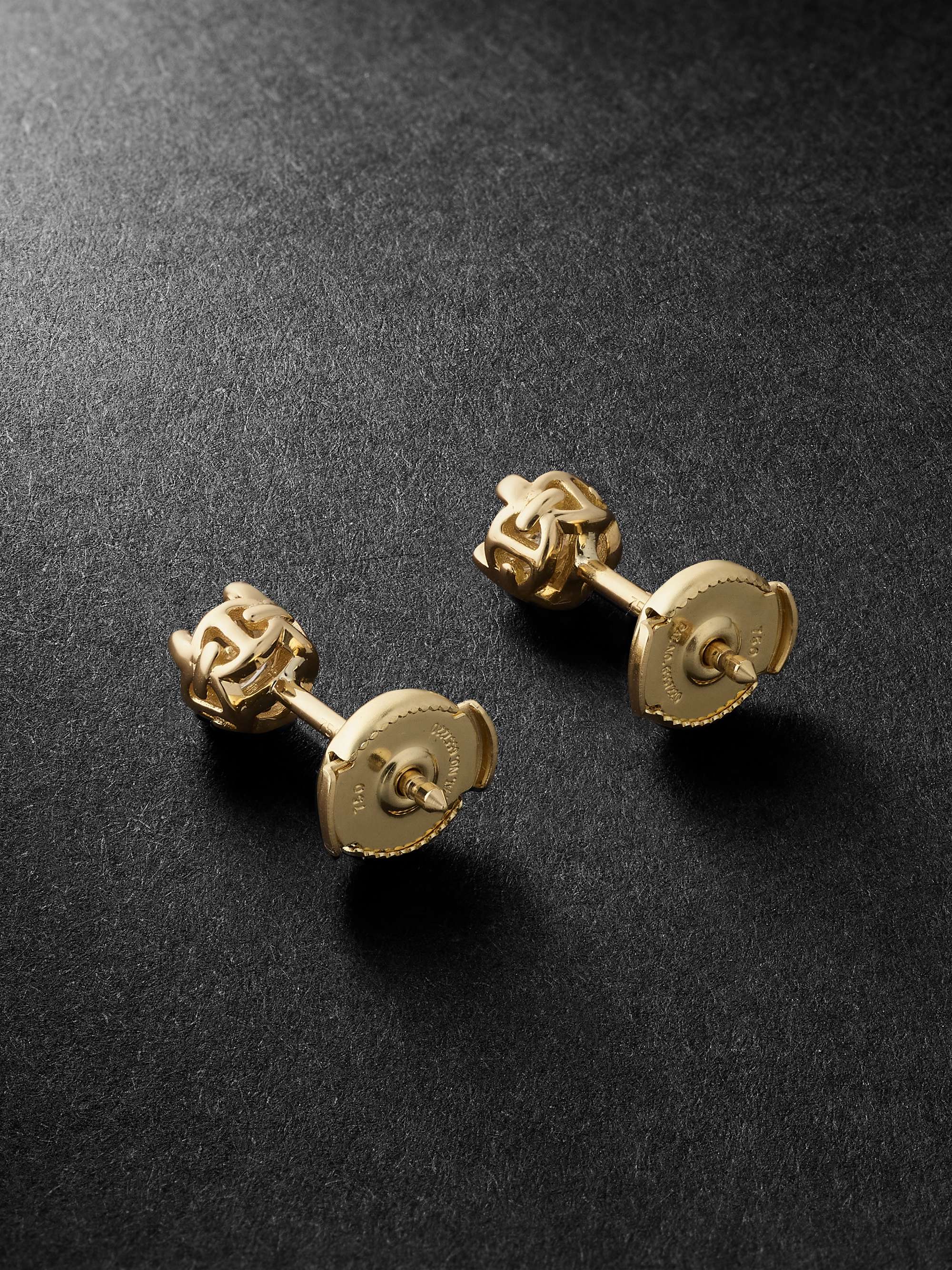 HOORSENBUHS Gold Diamond Earrings