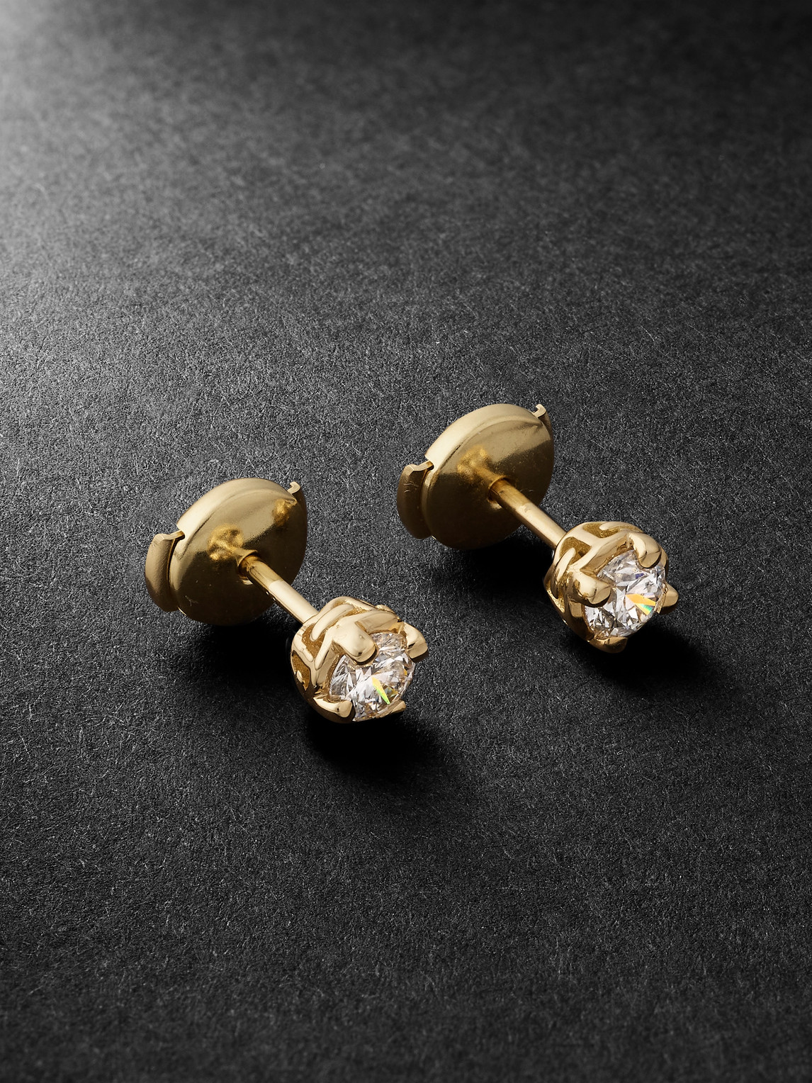 Hoorsenbuhs Gold Diamond Earrings