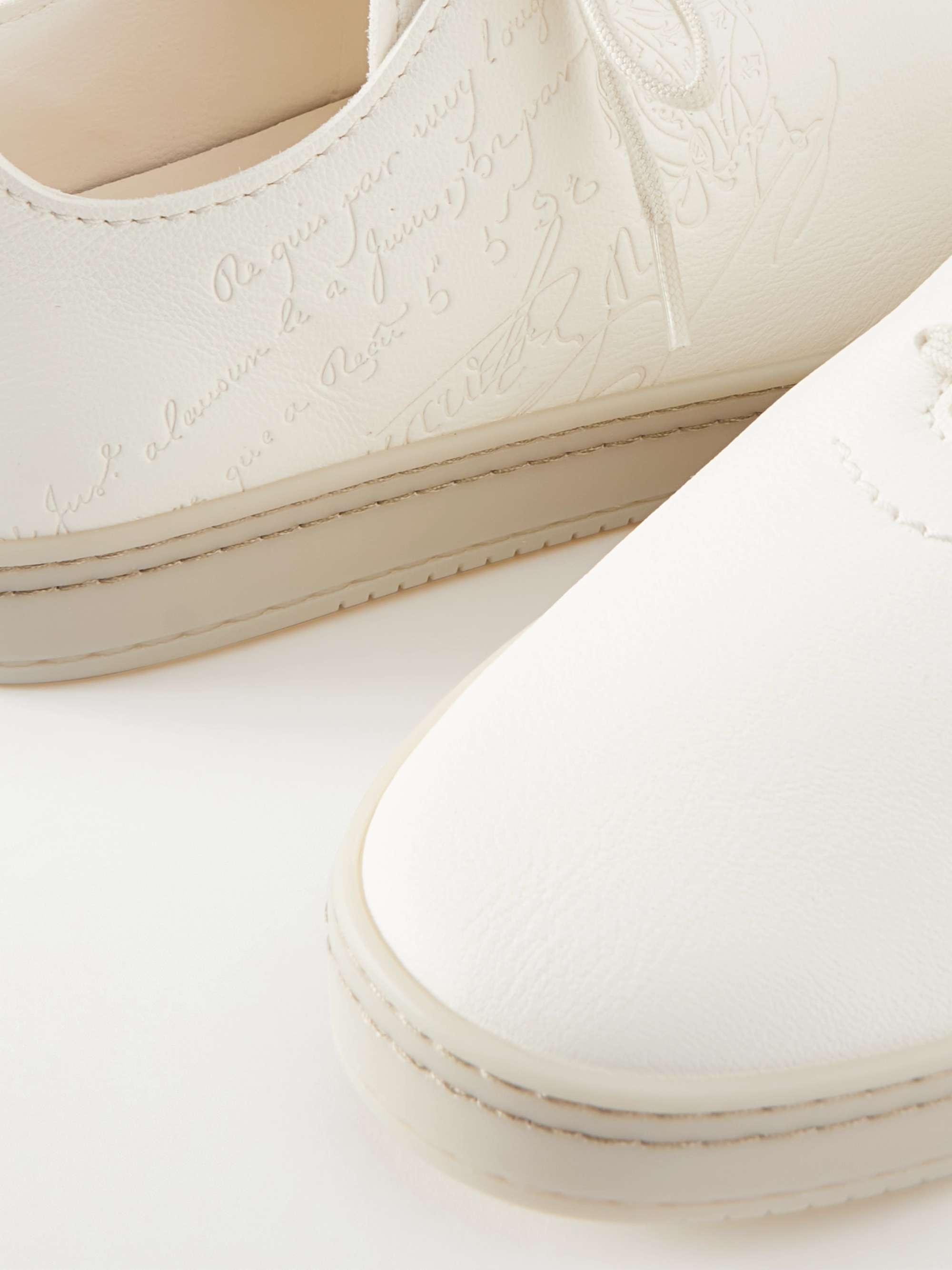 BERLUTI Eden Scritto Leather Sneakers