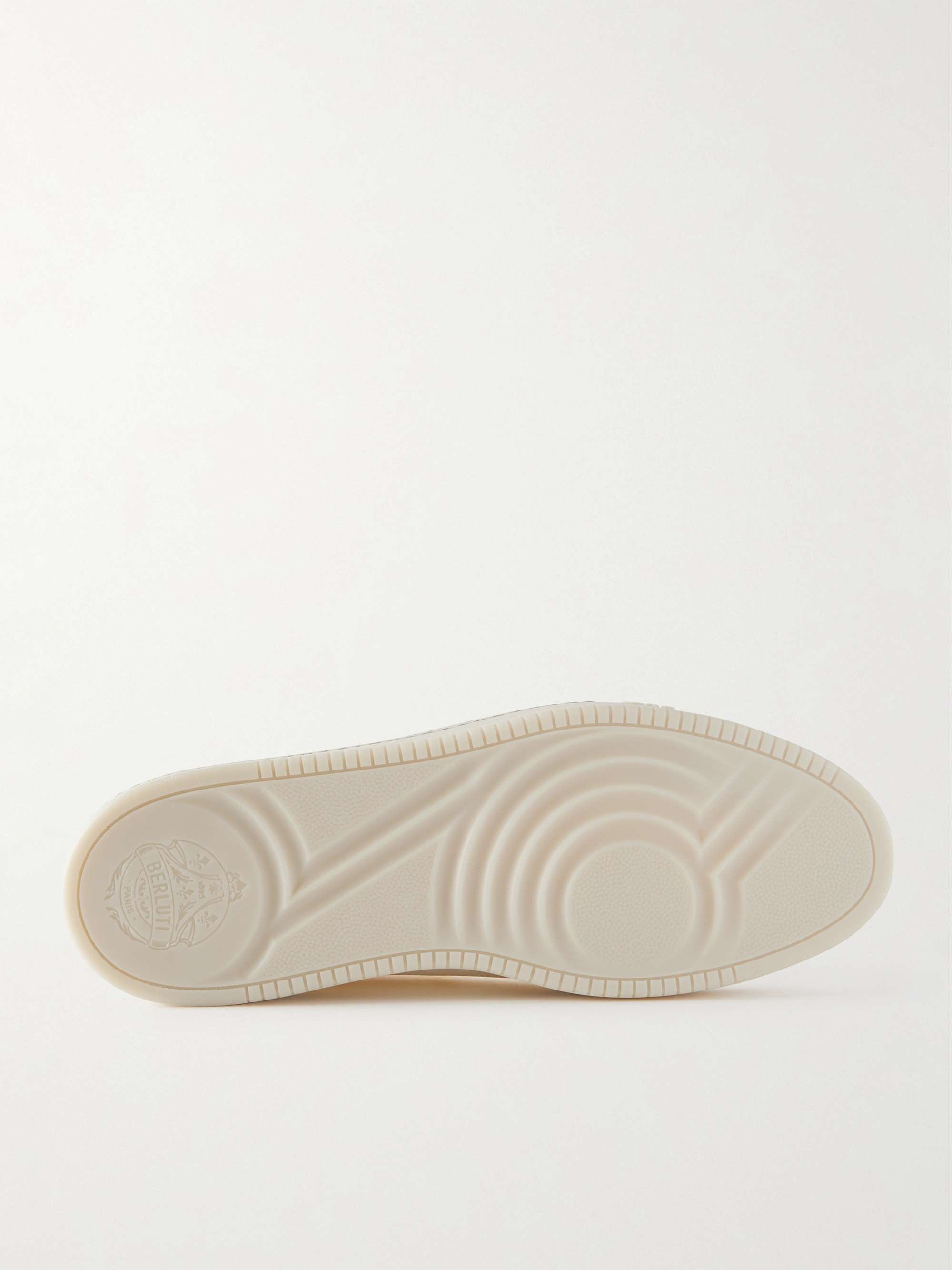 BERLUTI Eden Scritto Leather Sneakers