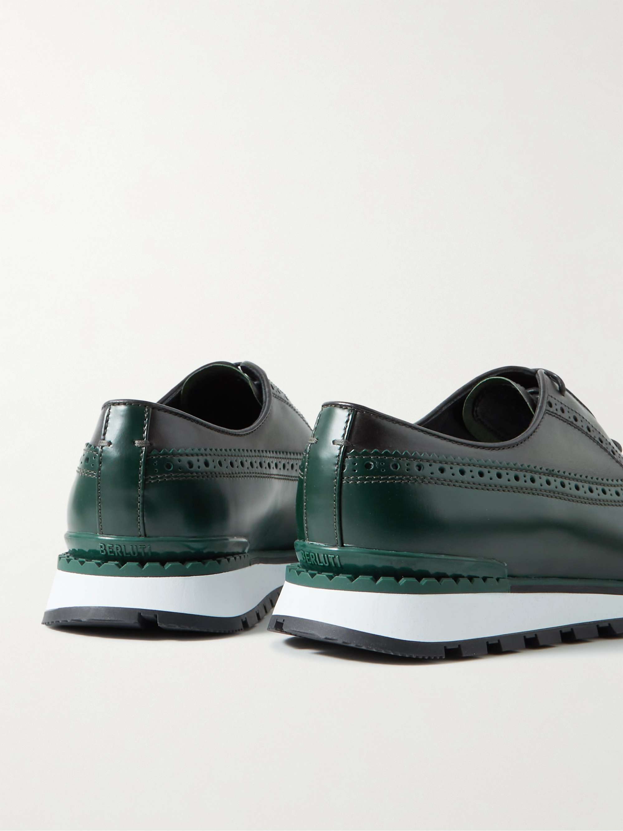 BERLUTI Fast Track Venezia Leather Sneakers