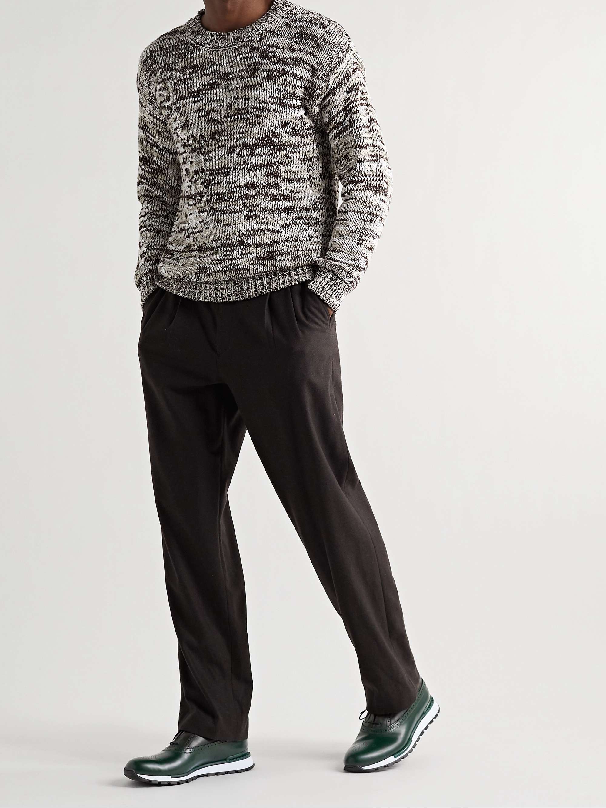 BERLUTI Fast Track Venezia Leather Sneakers