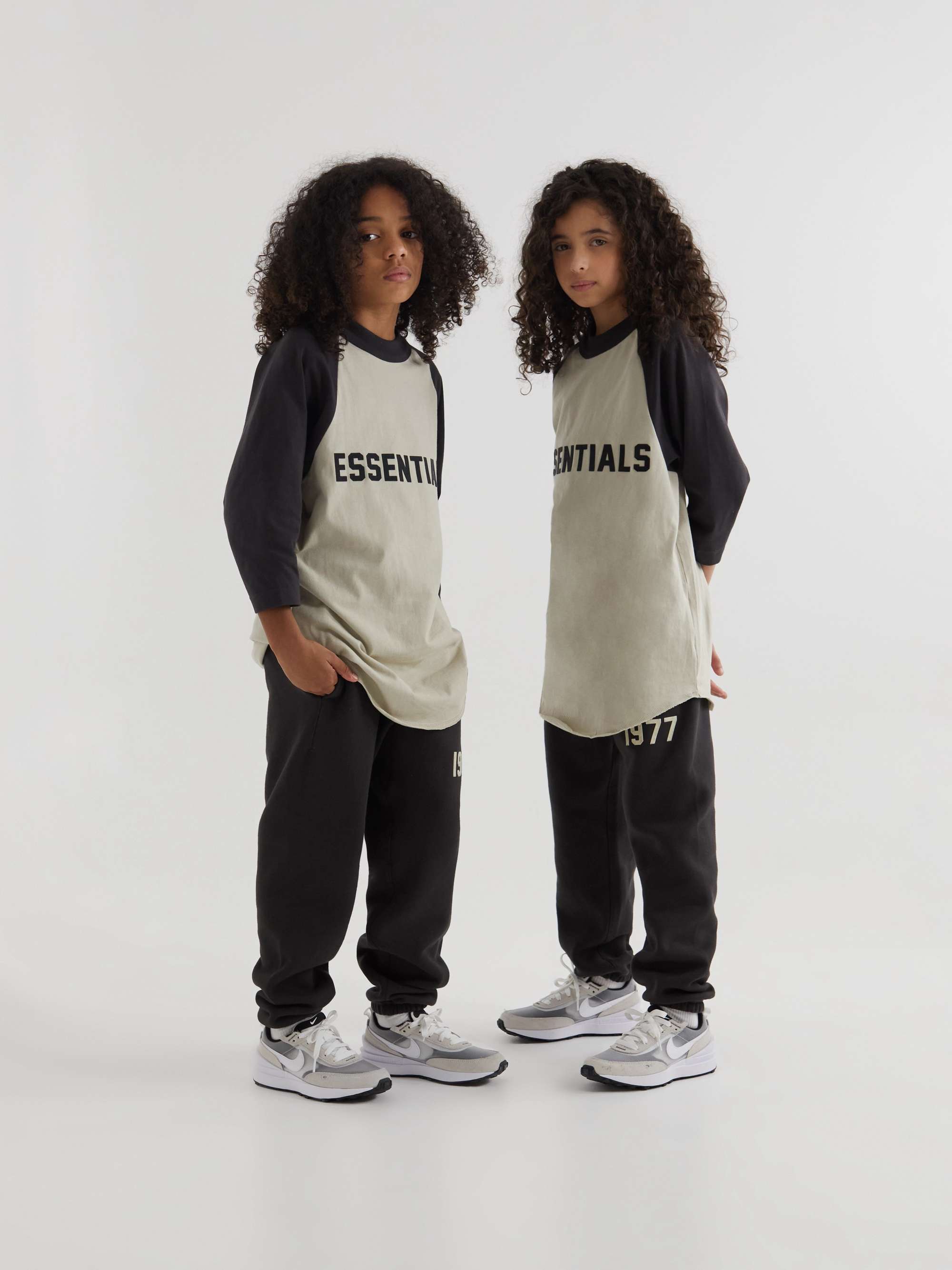 FEAR OF GOD ESSENTIALS KIDS Logo-Flocked Colour-Block Cotton-Jersey T-Shirt