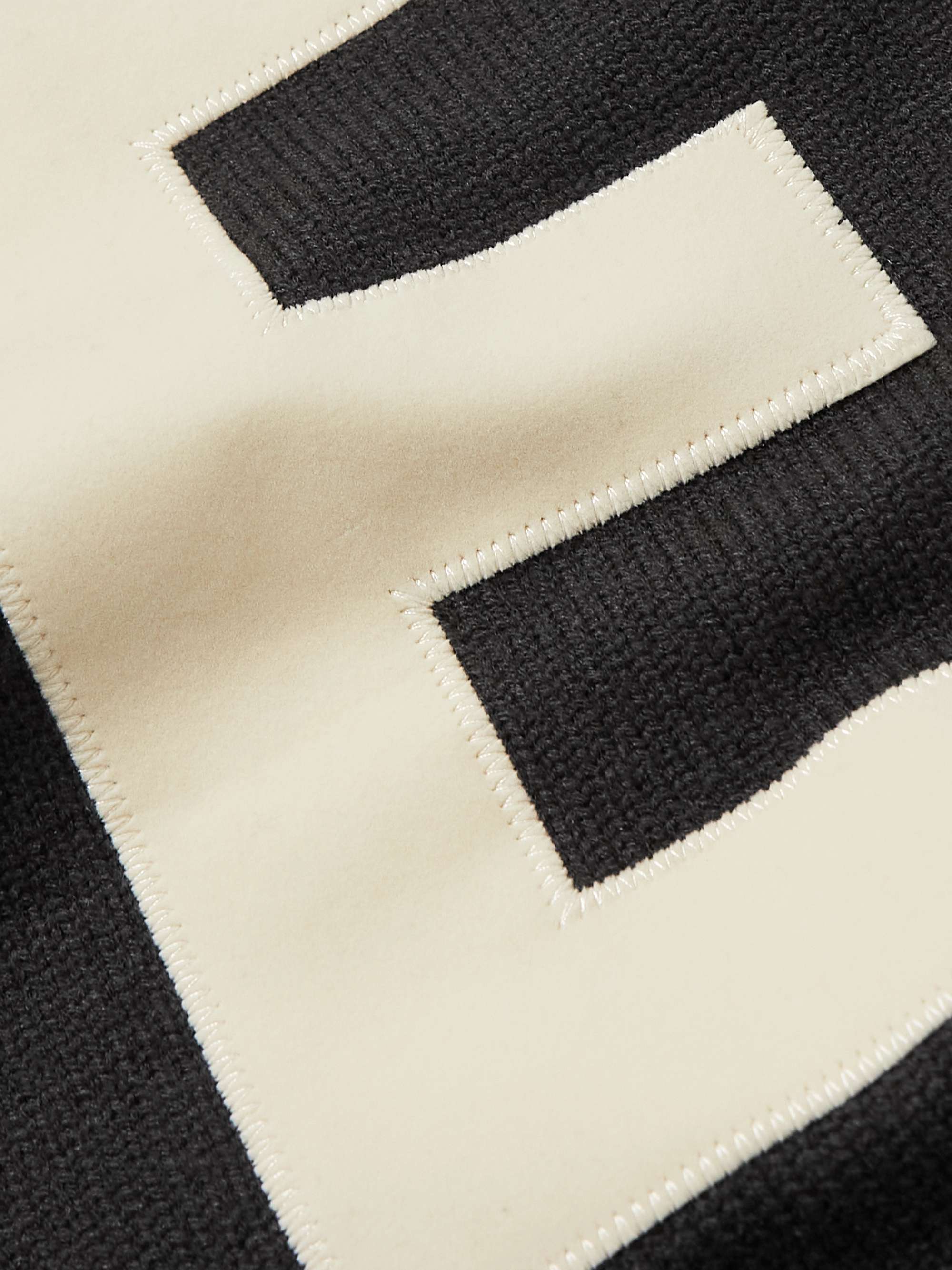 FEAR OF GOD ESSENTIALS KIDS Logo-Appliquéd Knitted Sweater