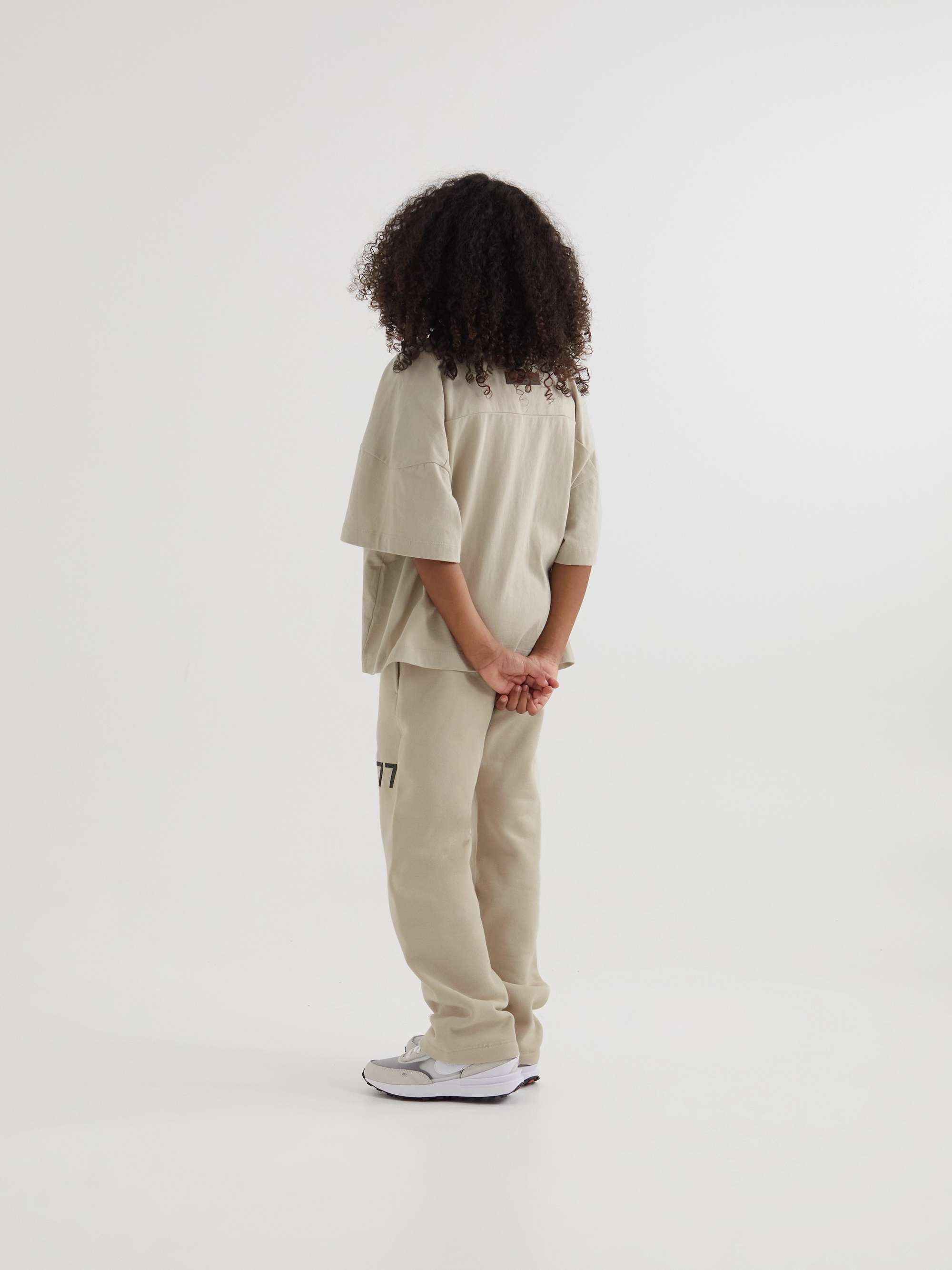 FEAR OF GOD ESSENTIALS KIDS Logo-Flocked Cotton-Jersey T-Shirt