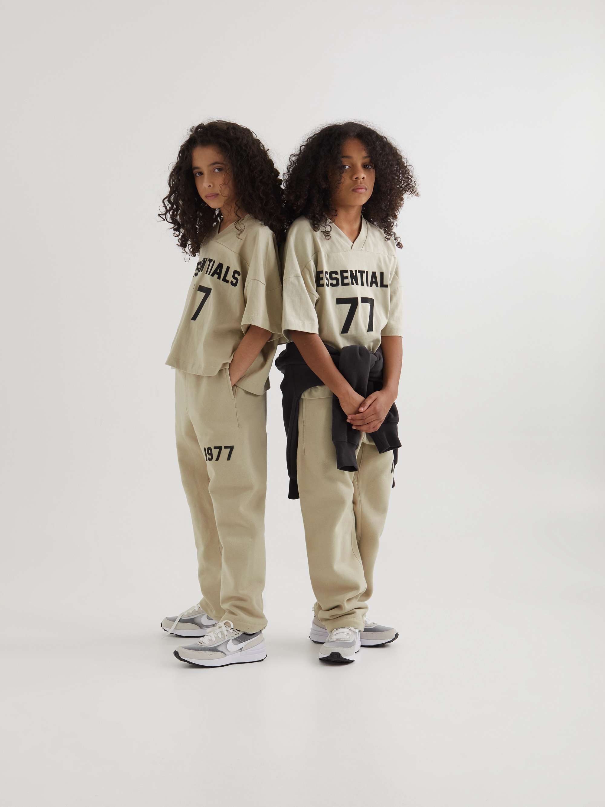 FEAR OF GOD ESSENTIALS KIDS Logo-Flocked Cotton-Jersey T-Shirt
