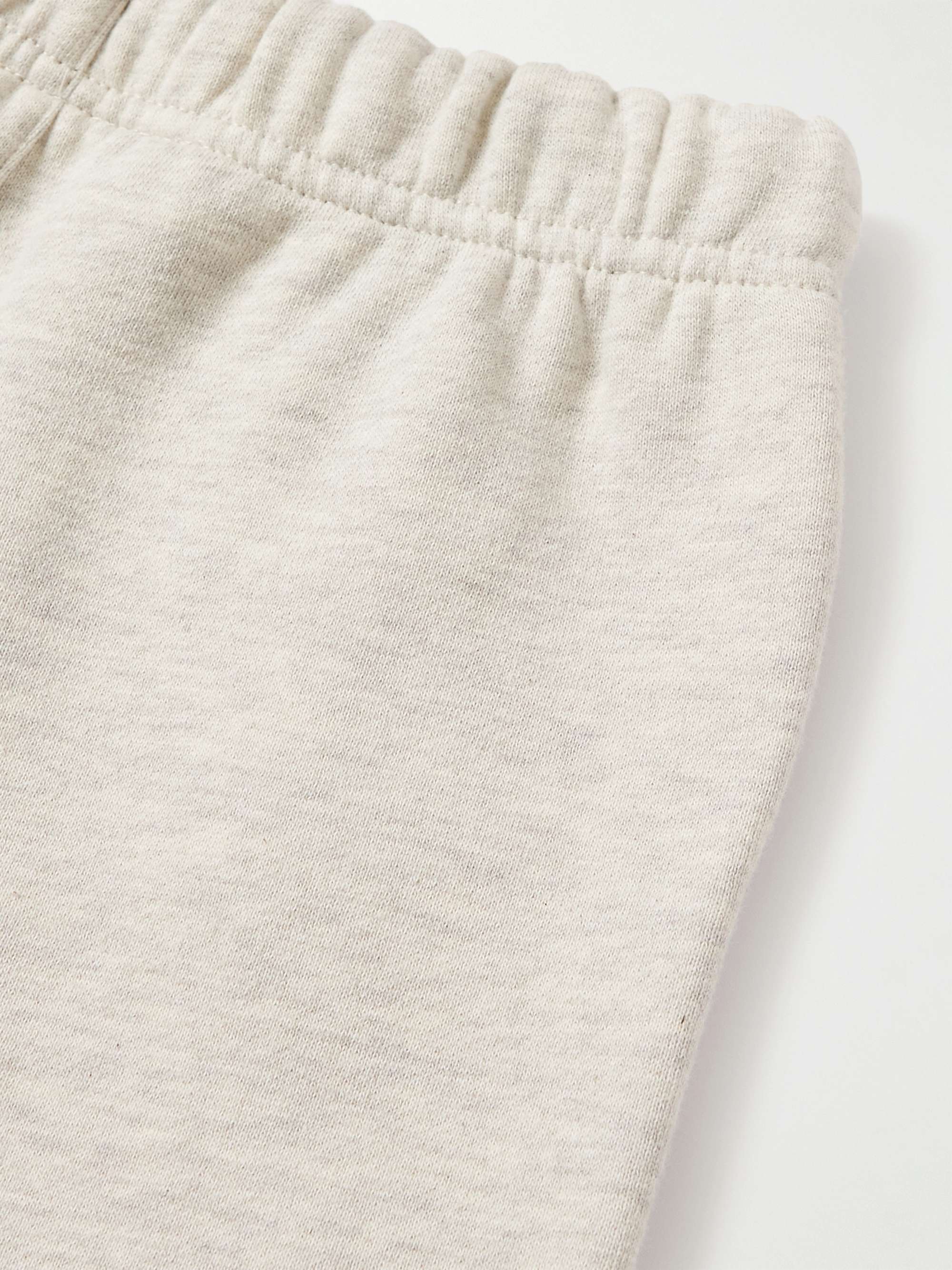 FEAR OF GOD ESSENTIALS KIDS Logo-Flocked Cotton-Blend Jersey Sweatpants