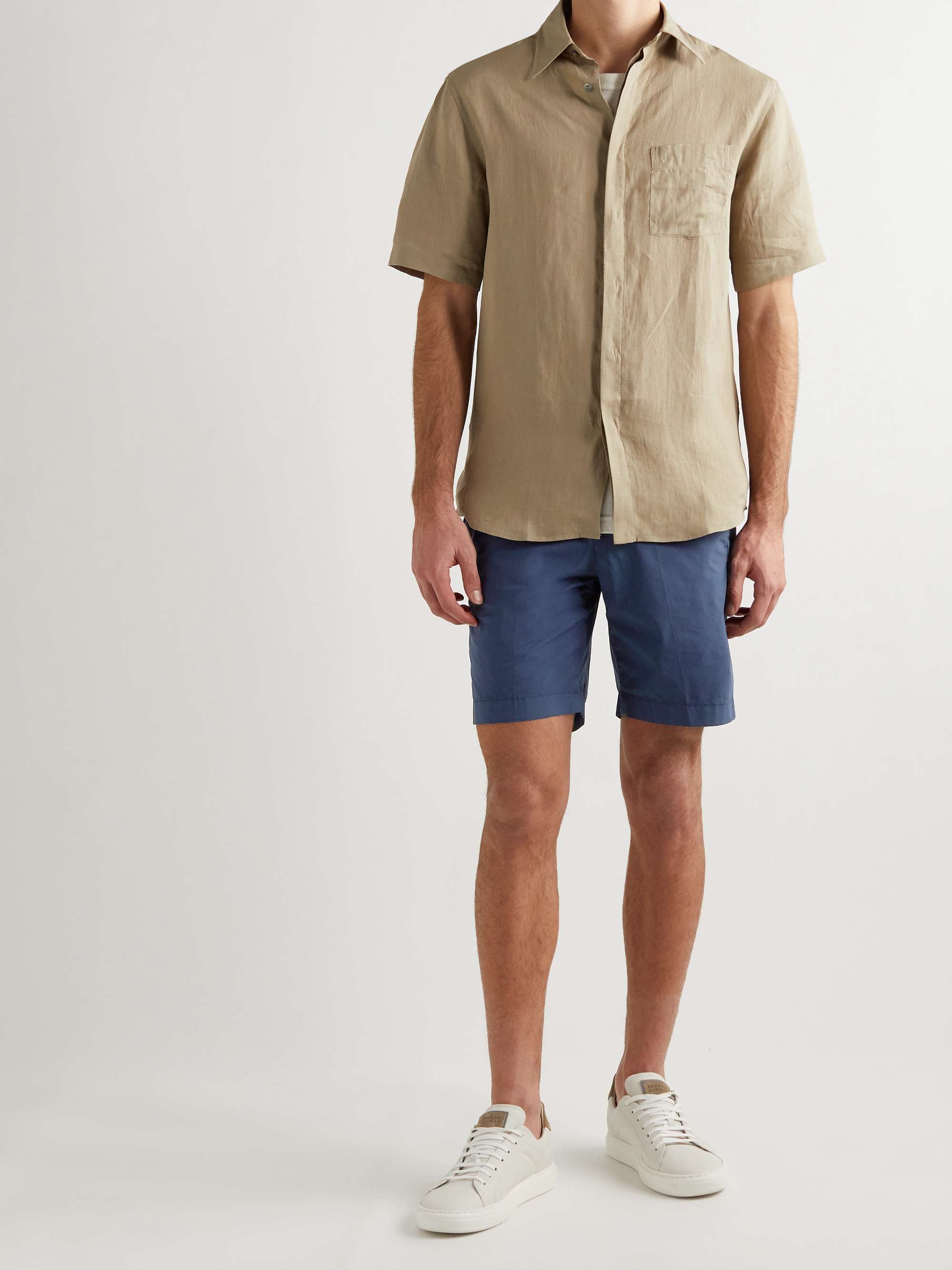 DUNHILL Straight-Leg Cotton-Blend Shorts