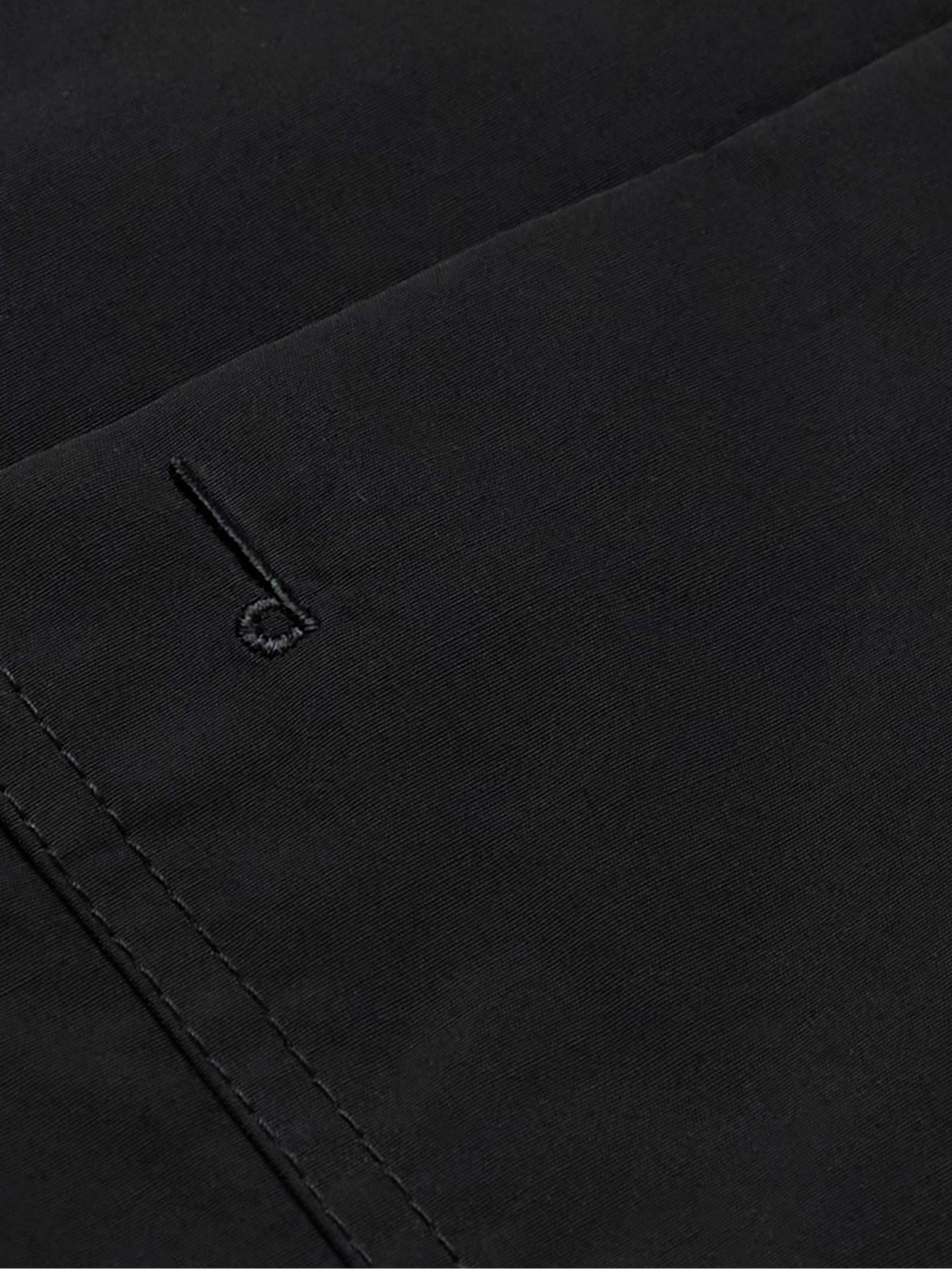 DUNHILL Logo-Embroidered Shell Overshirt