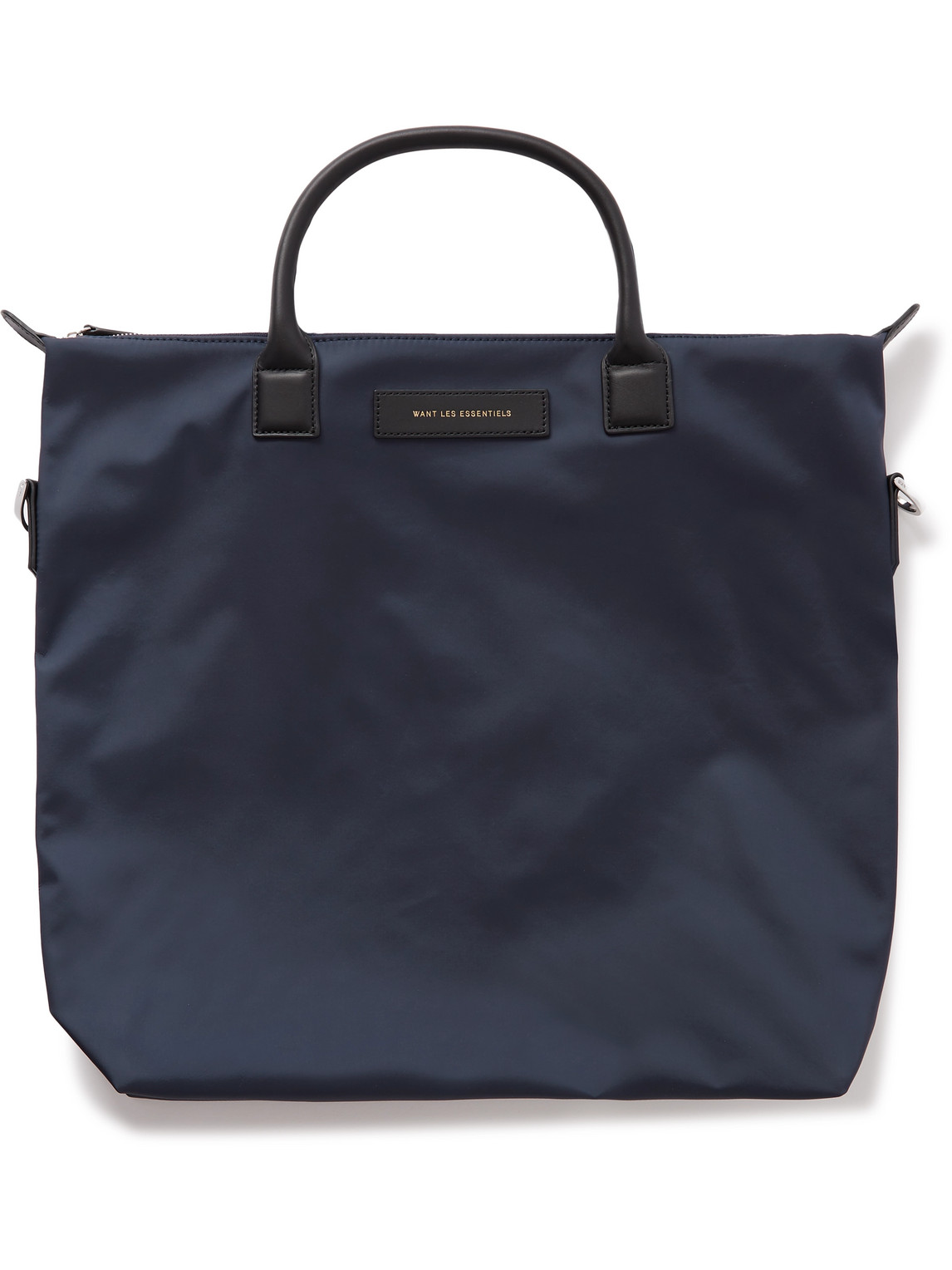Want Les Essentiels De La Vie O'hare 2.0 Leather-trimmed Nylon Tote Bag In Blue