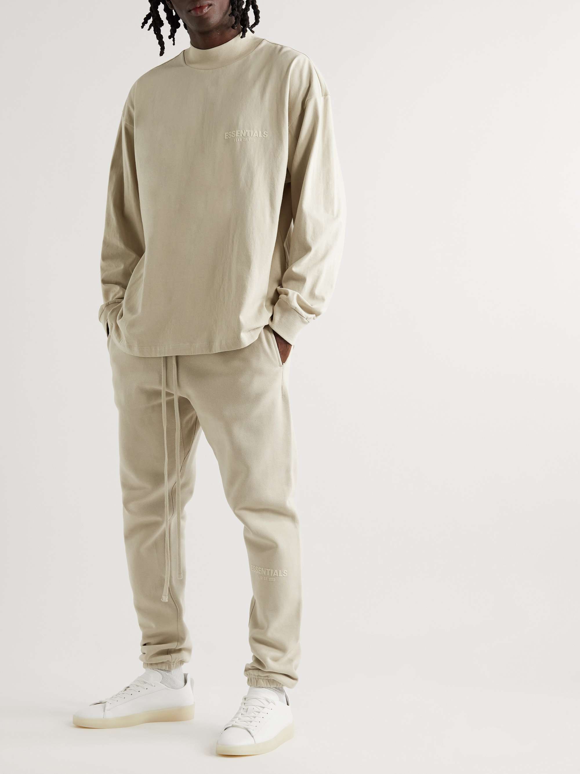 FEAR OF GOD ESSENTIALS Reflective sweatpants olive/khaki