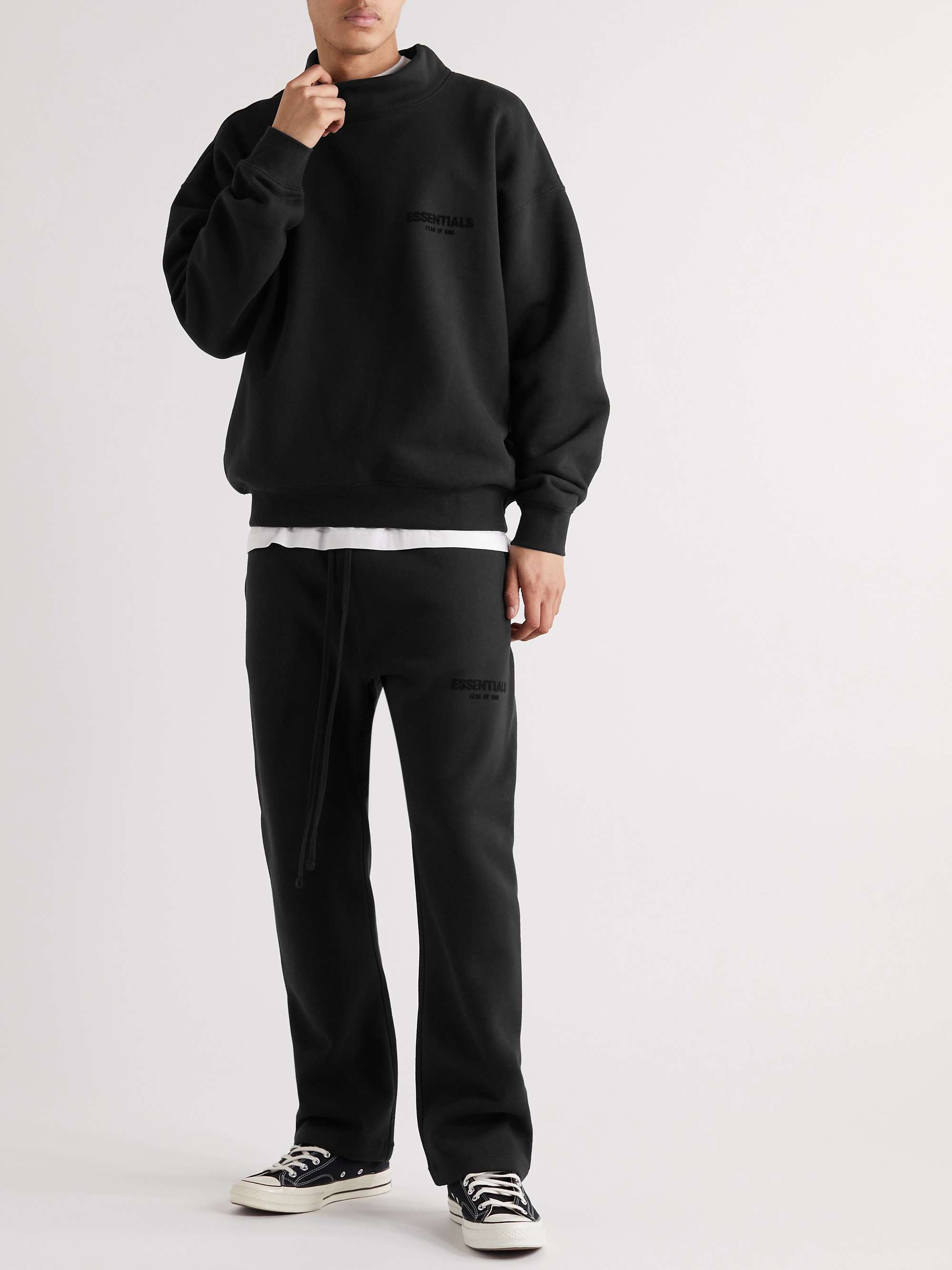 ESSENTIALS Mock Neck Sweater