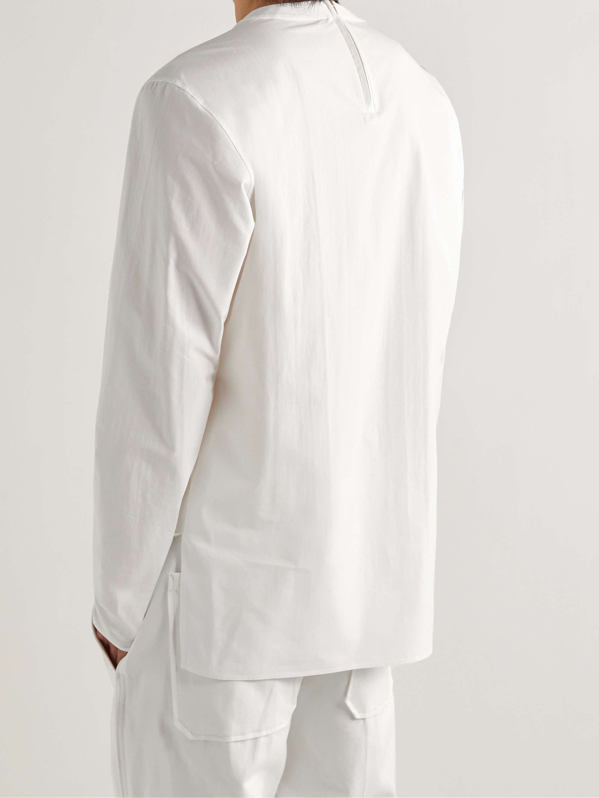 ZEGNA Cotton and Silk-Blend Shirt