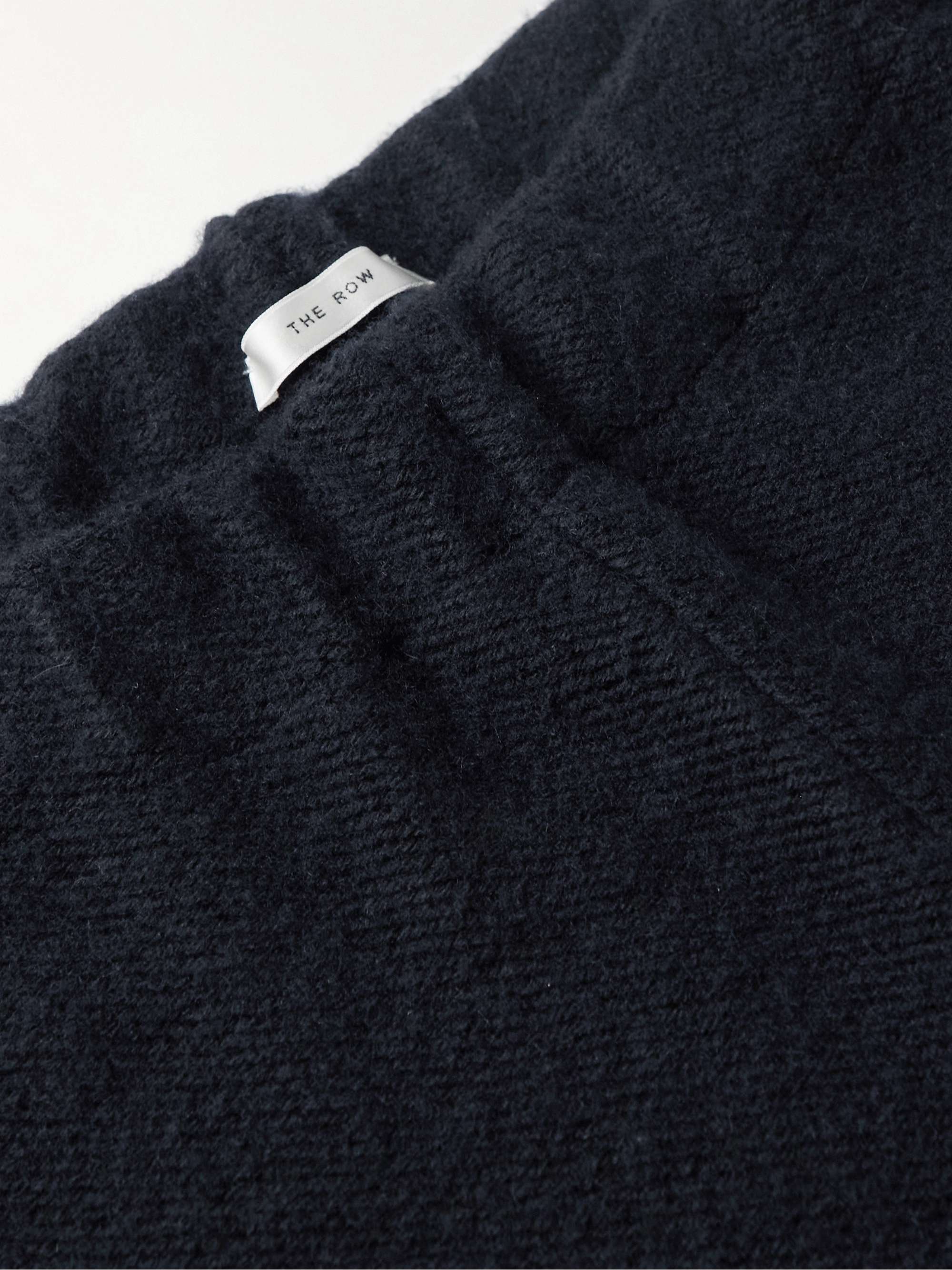 THE ROW Endecott Slim-Fit Tapered Knitted Sweatpants
