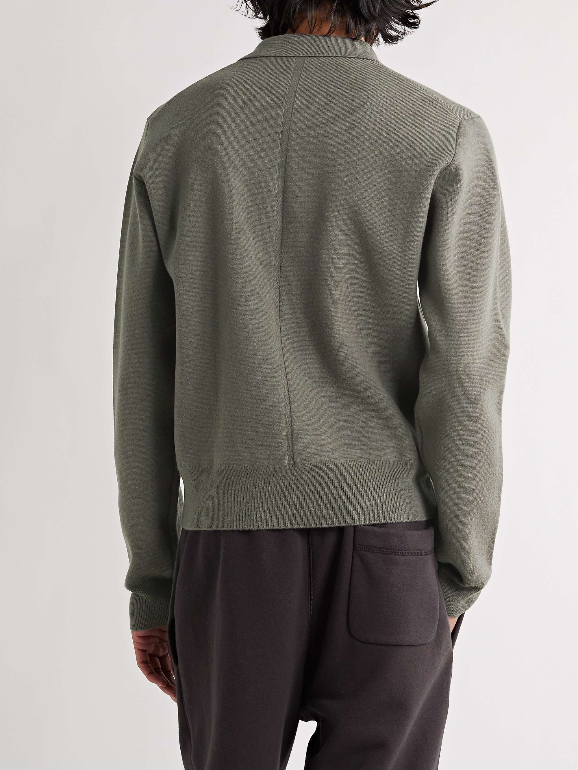 THE ROW Elvan Cashmere Polo Shirt