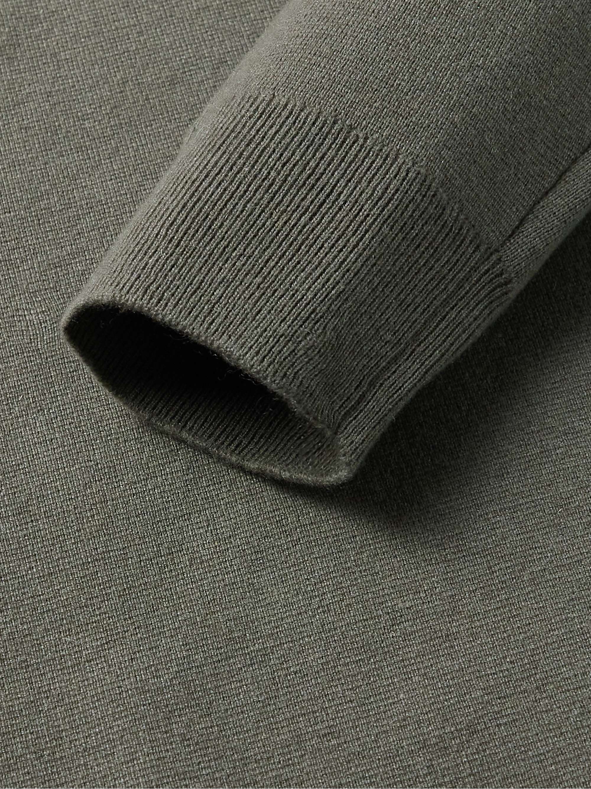 THE ROW Elvan Cashmere Polo Shirt
