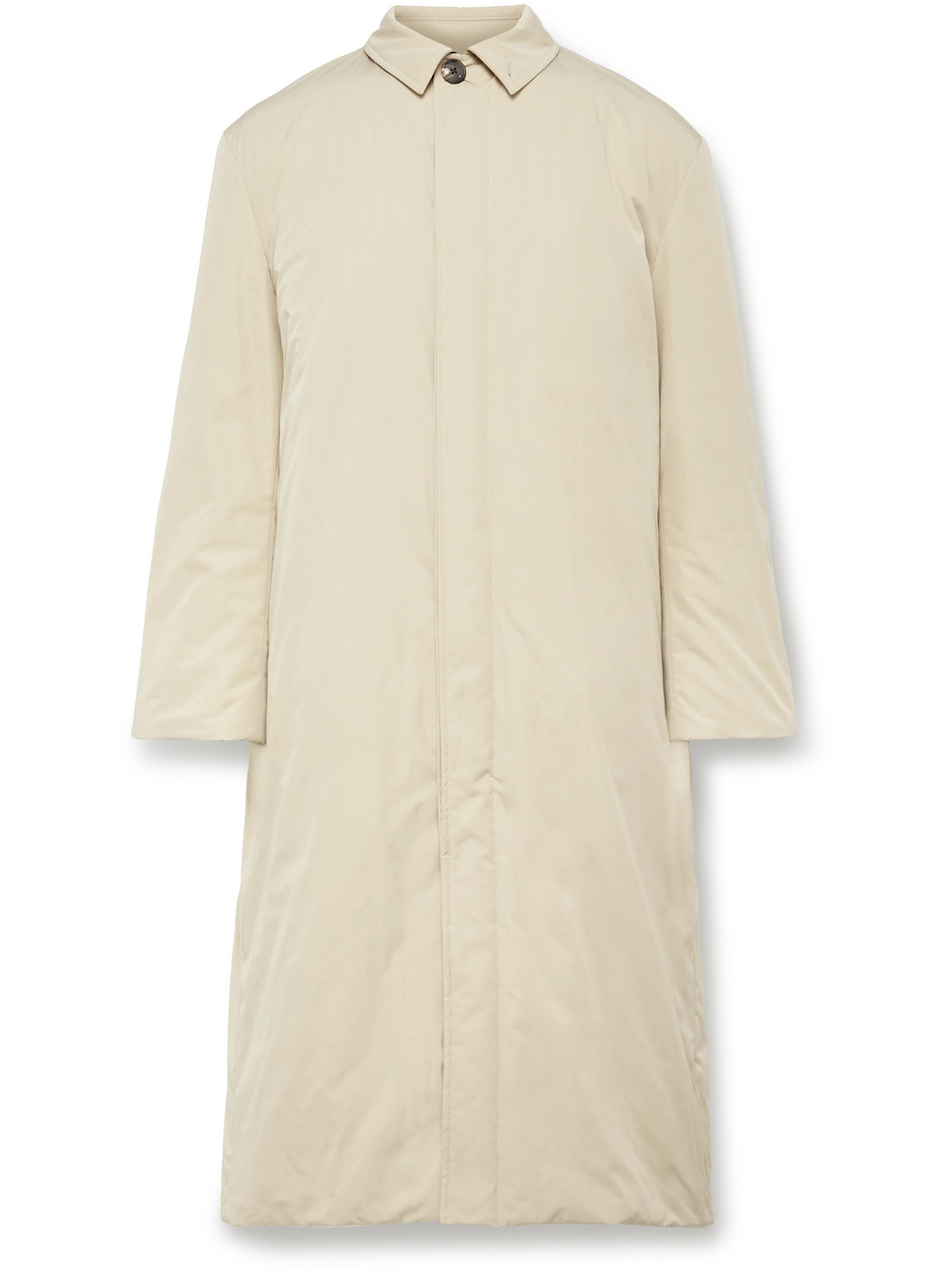 Shop The Row Django Padded Shell Trench Coat In Neutrals