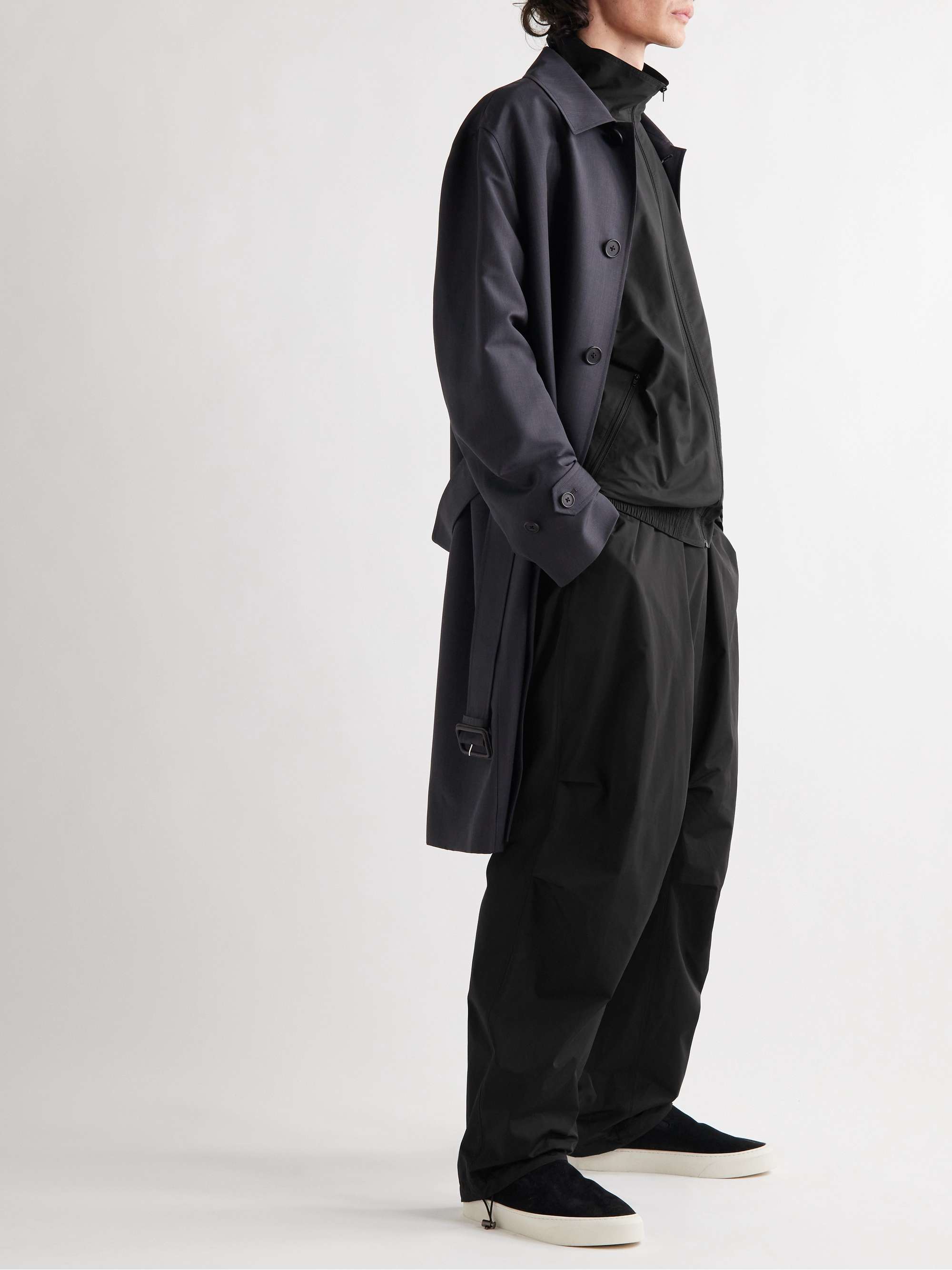 THE ROW Antico Wide-Leg Shell Trousers