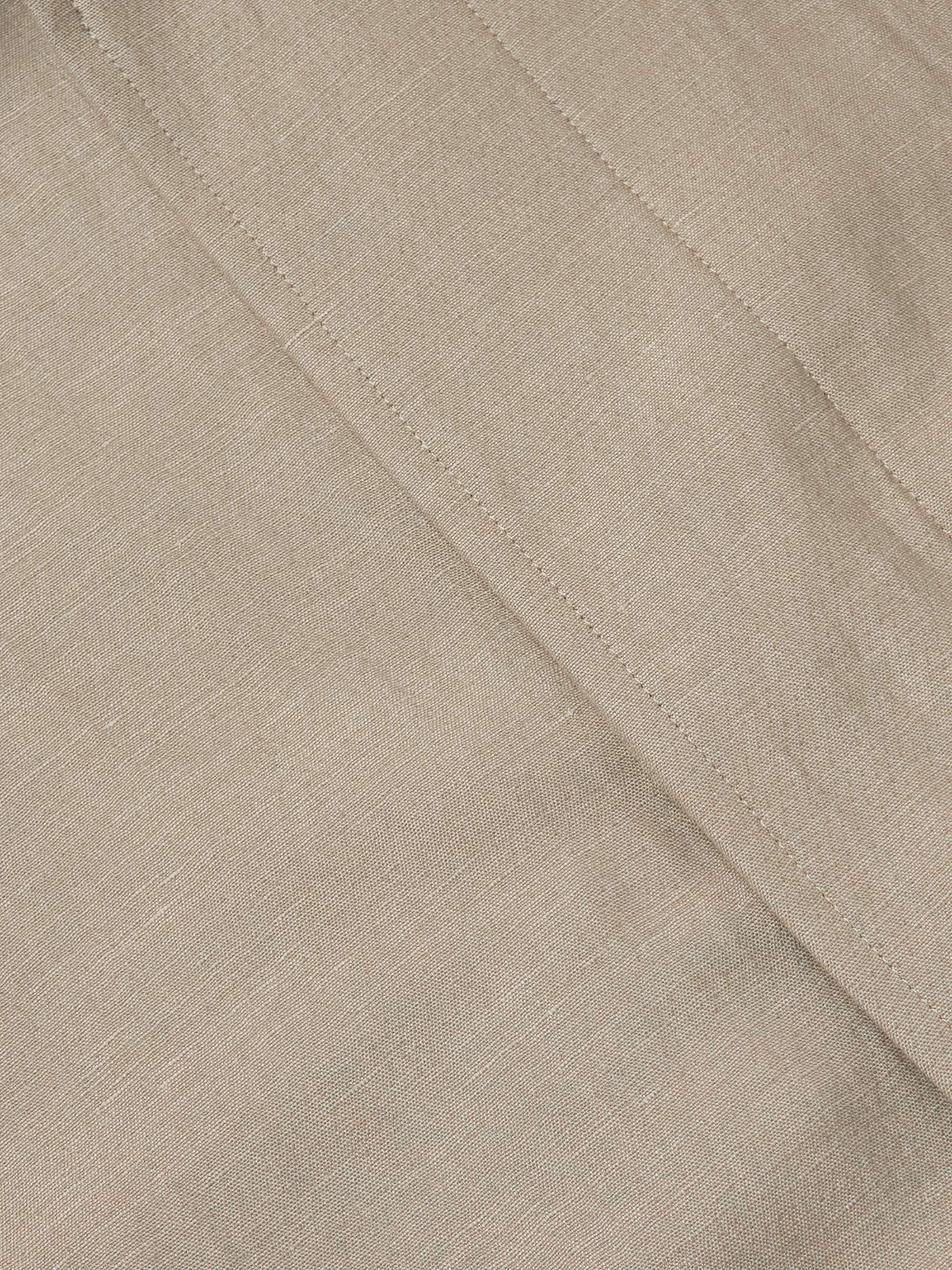 THE ROW Edward Belted Alpaca and Linen-Blend Trench Coat