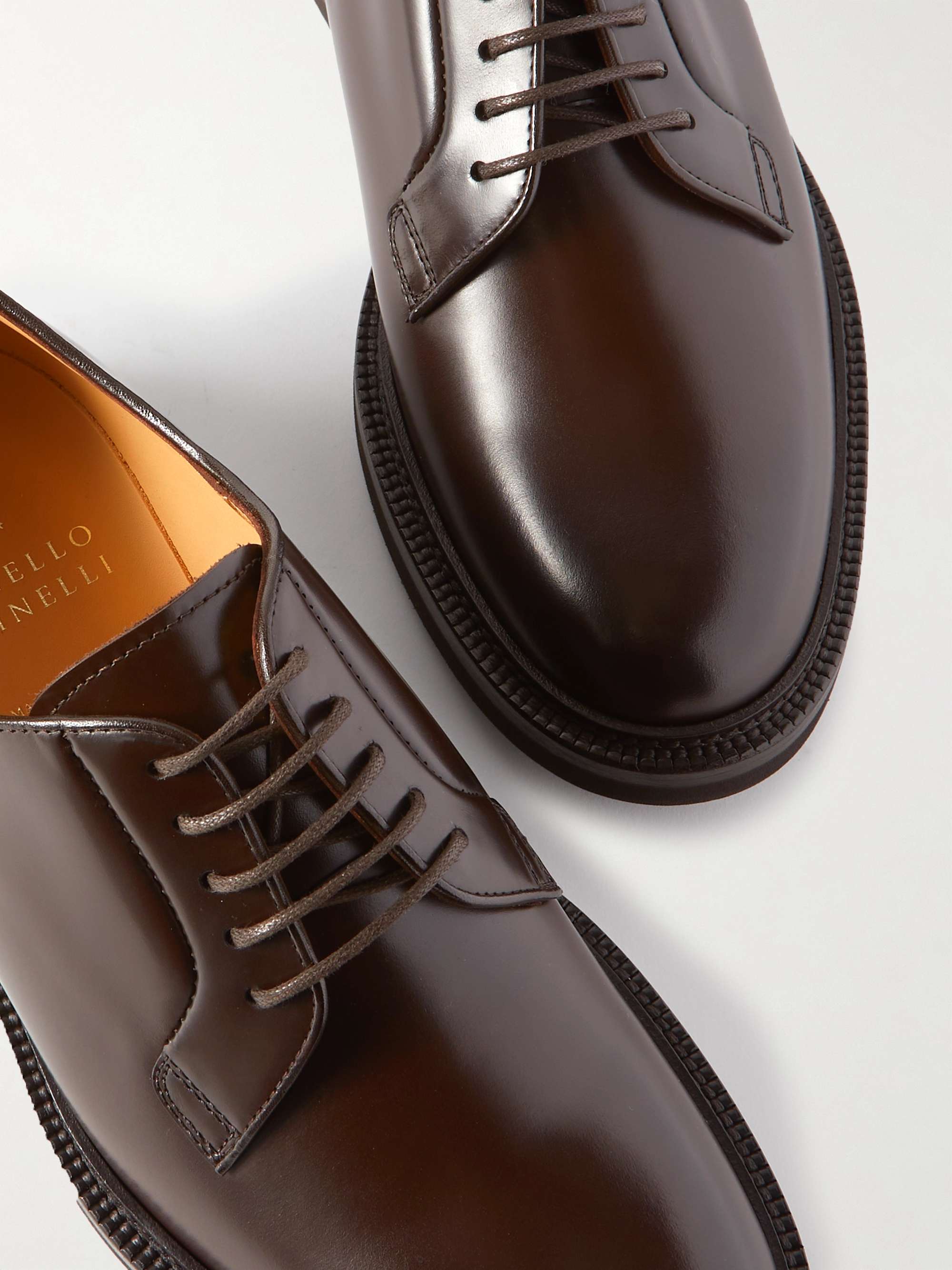 BRUNELLO CUCINELLI Leather Derby Shoes