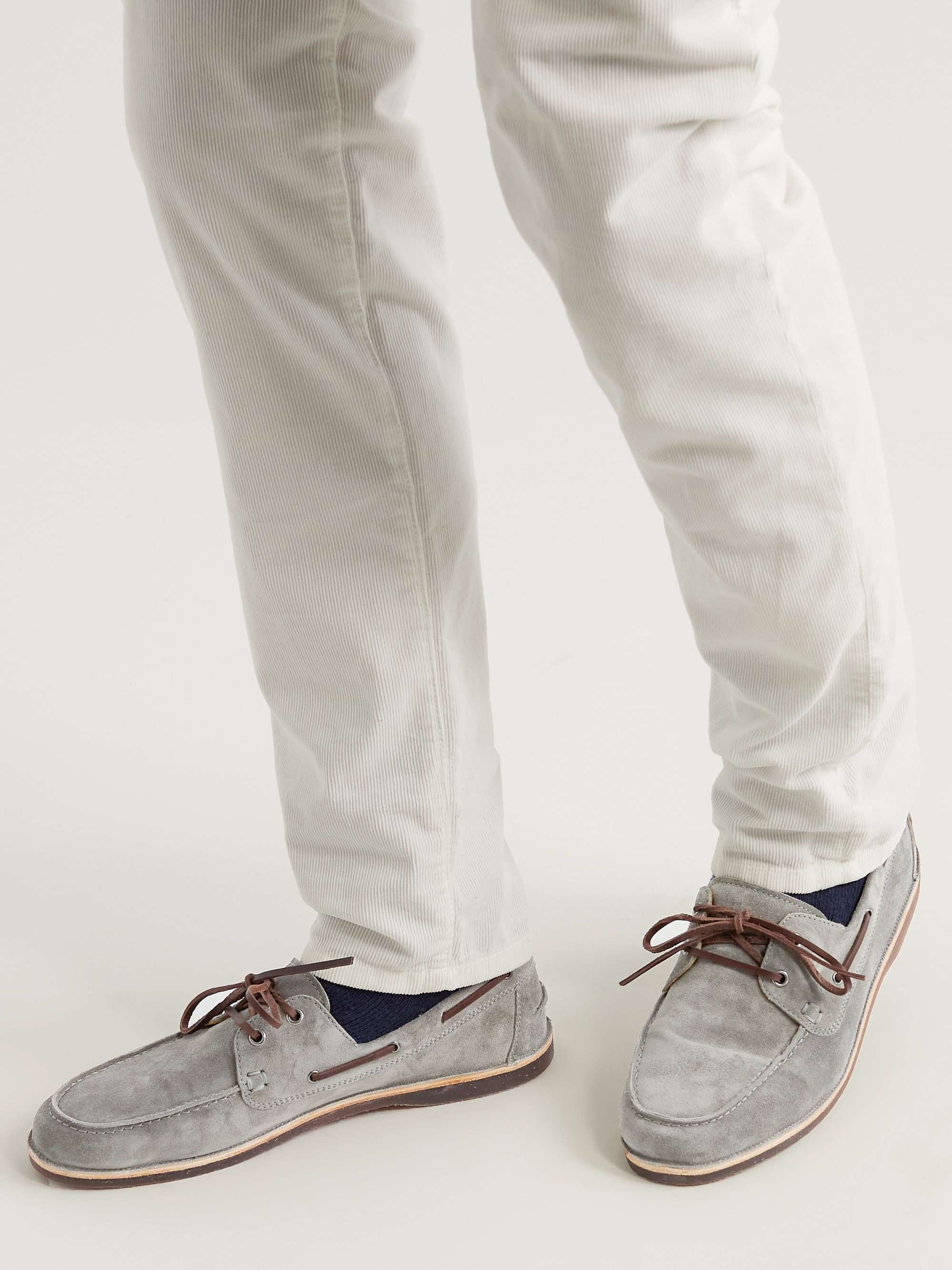 BRUNELLO CUCINELLI Suede Boat Shoes