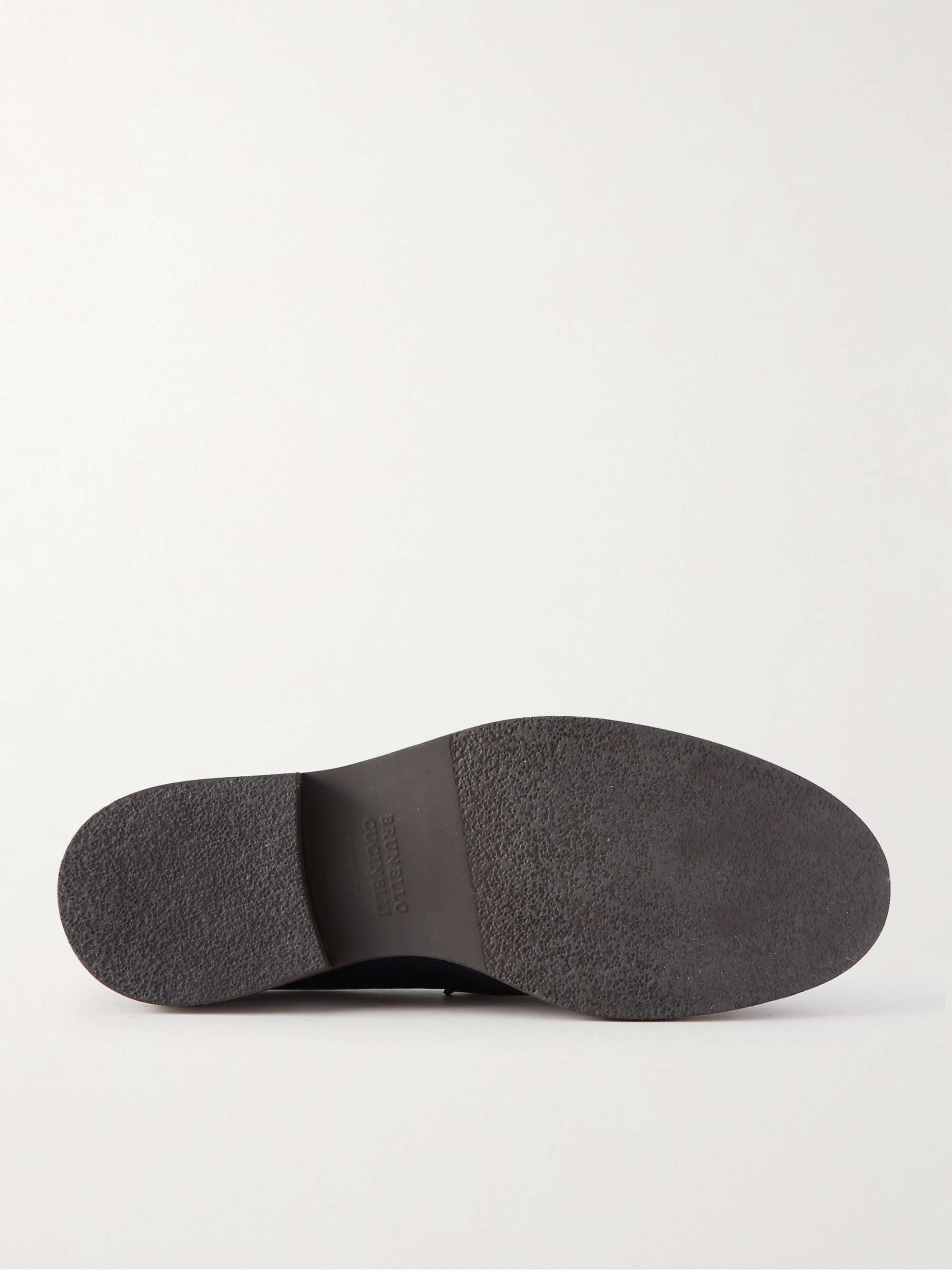 BRUNELLO CUCINELLI Full-Grain Leather Tasseled Loafers