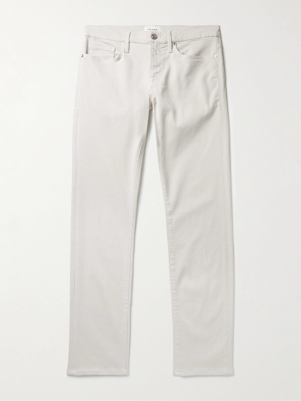 Frame L'Homme Slim-Fit Stretch Lyocell-Blend Trousers - Men