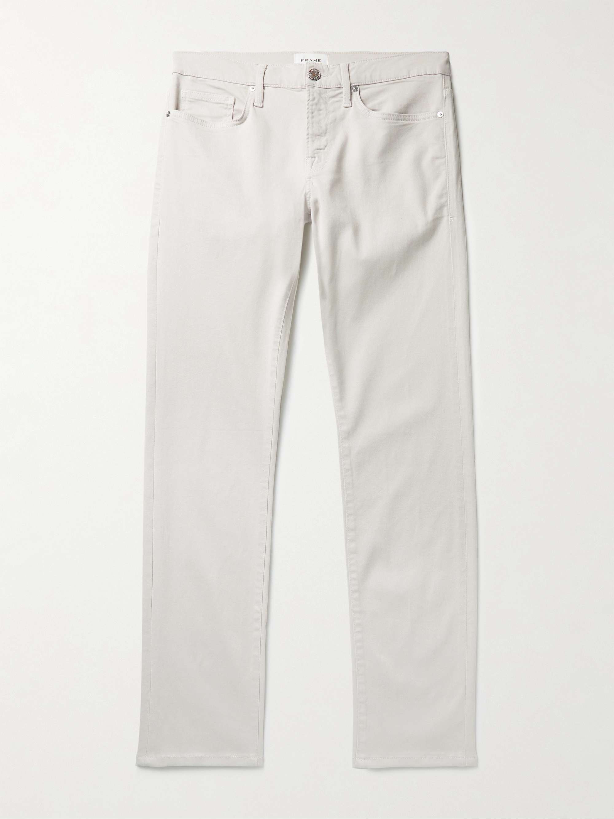 FRAME L'Homme Slim-Fit Stretch Lyocell-Blend Trousers
