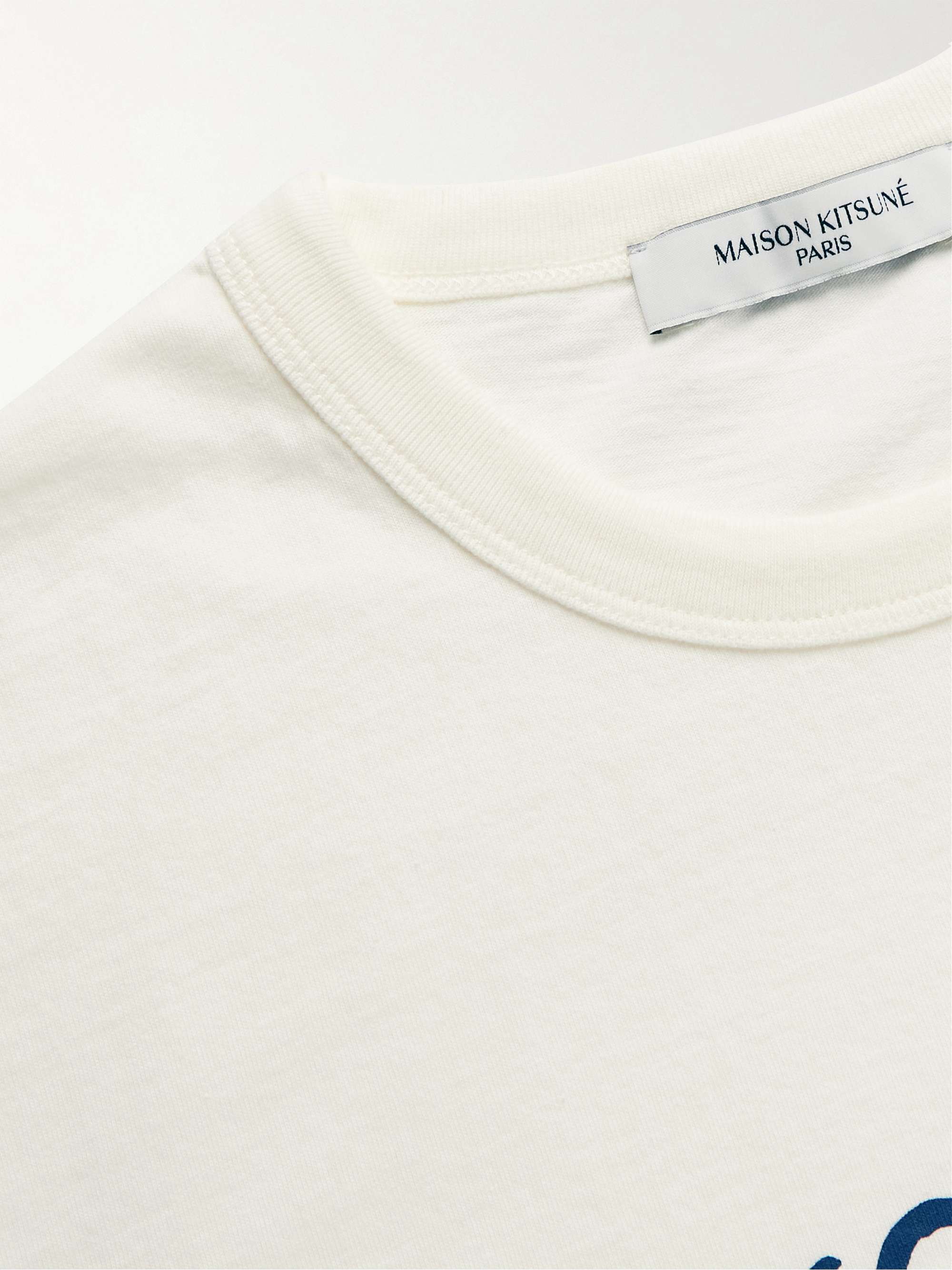 MAISON KITSUNÉ Printed Cotton-Jersey T-Shirt
