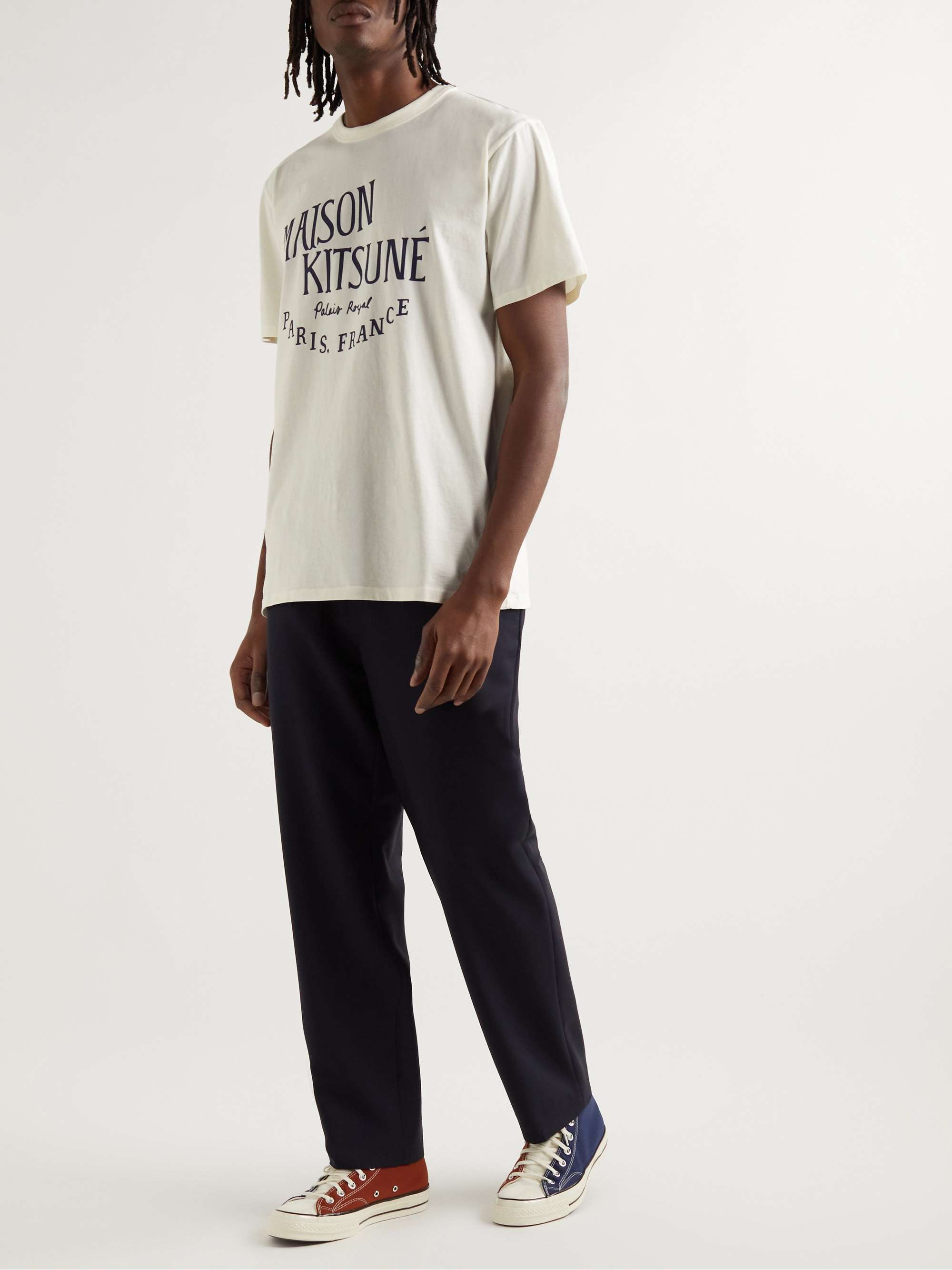 MAISON KITSUNÉ Printed Cotton-Jersey T-Shirt
