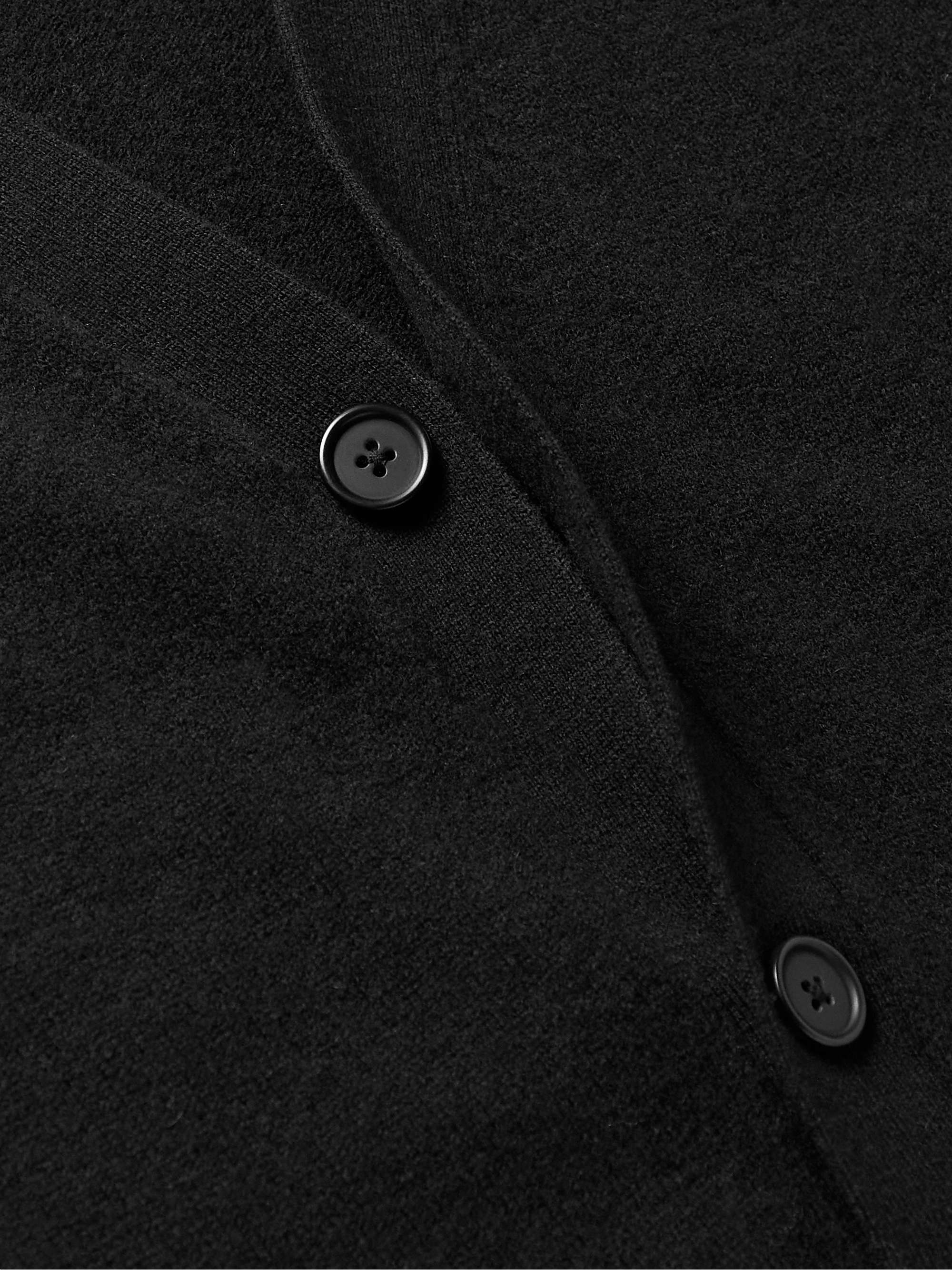 ACNE STUDIOS Keve Logo-Appliquéd Wool Cardigan
