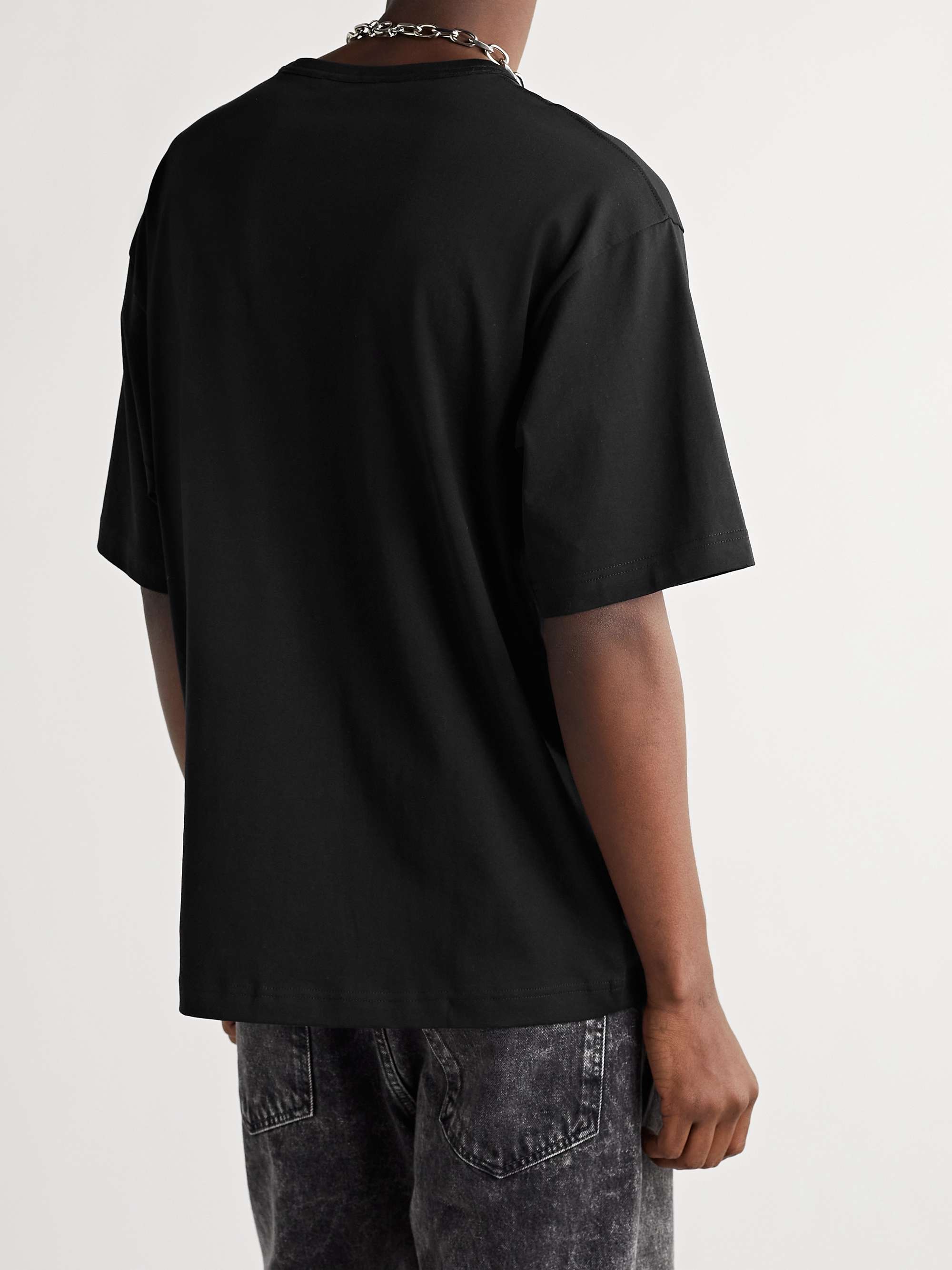 ACNE STUDIOS Exford Logo-Appliquéd Cotton-Jersey T-Shirt