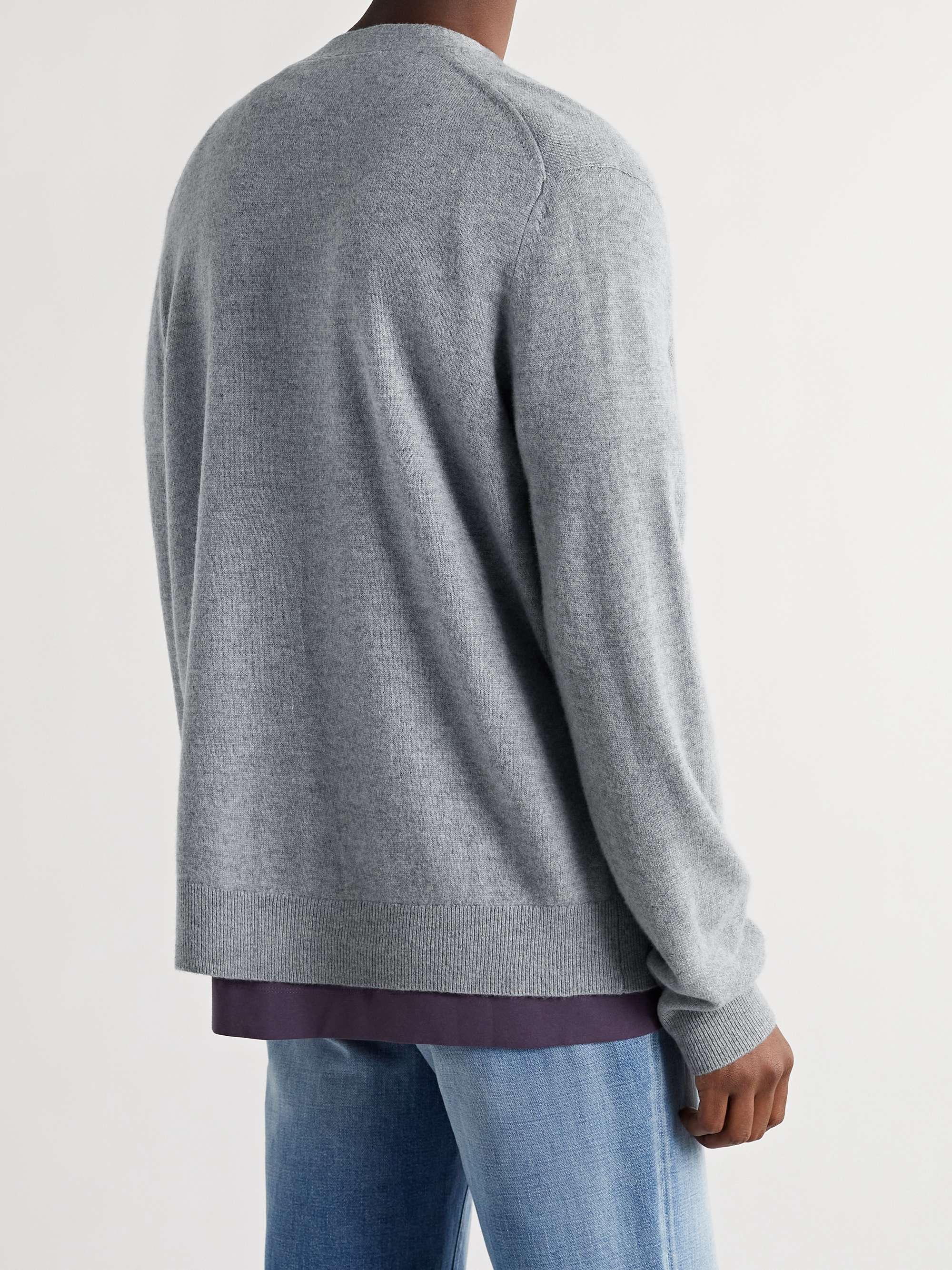 ACNE STUDIOS Keve Logo-Appliquéd Wool Cardigan