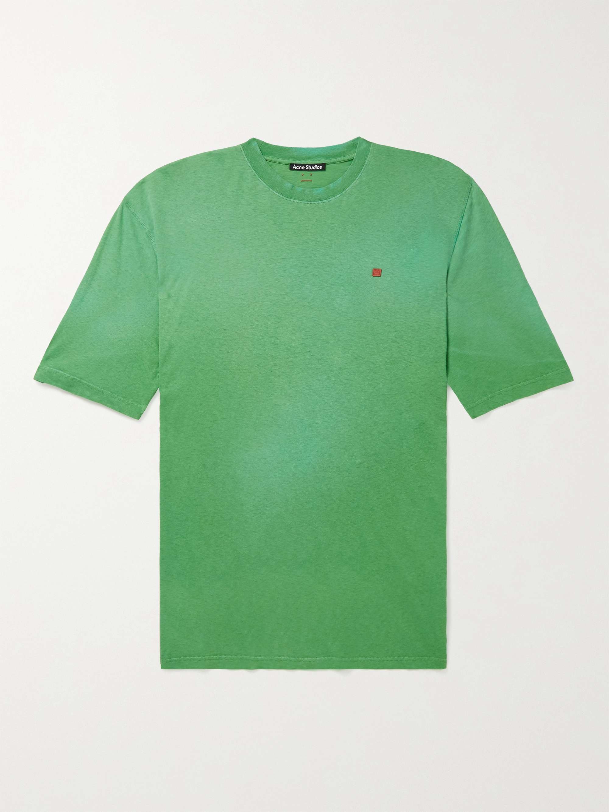 ACNE STUDIOS Eyck Oversized Logo-Appliquéd Cotton-Jersey T-Shirt