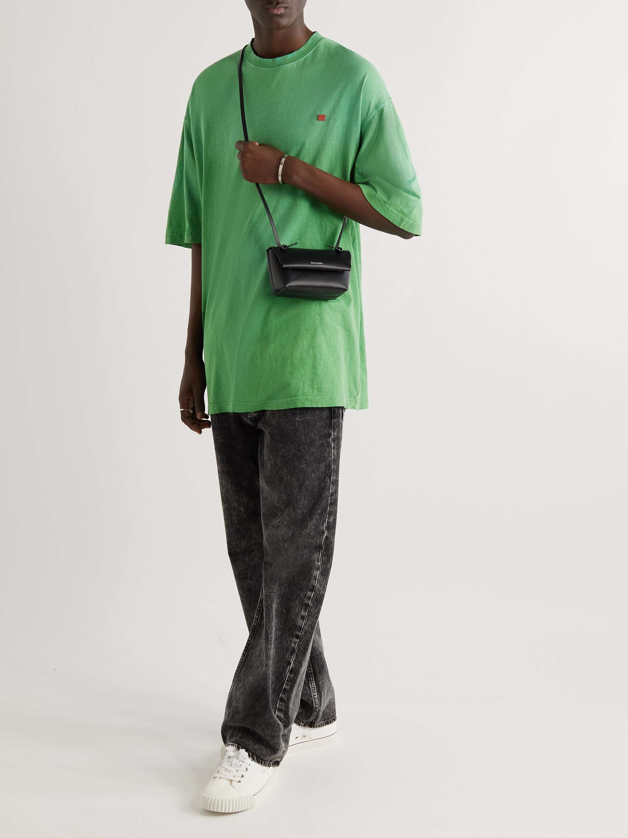 ACNE STUDIOS Eyck Oversized Logo-Appliquéd Cotton-Jersey T-Shirt