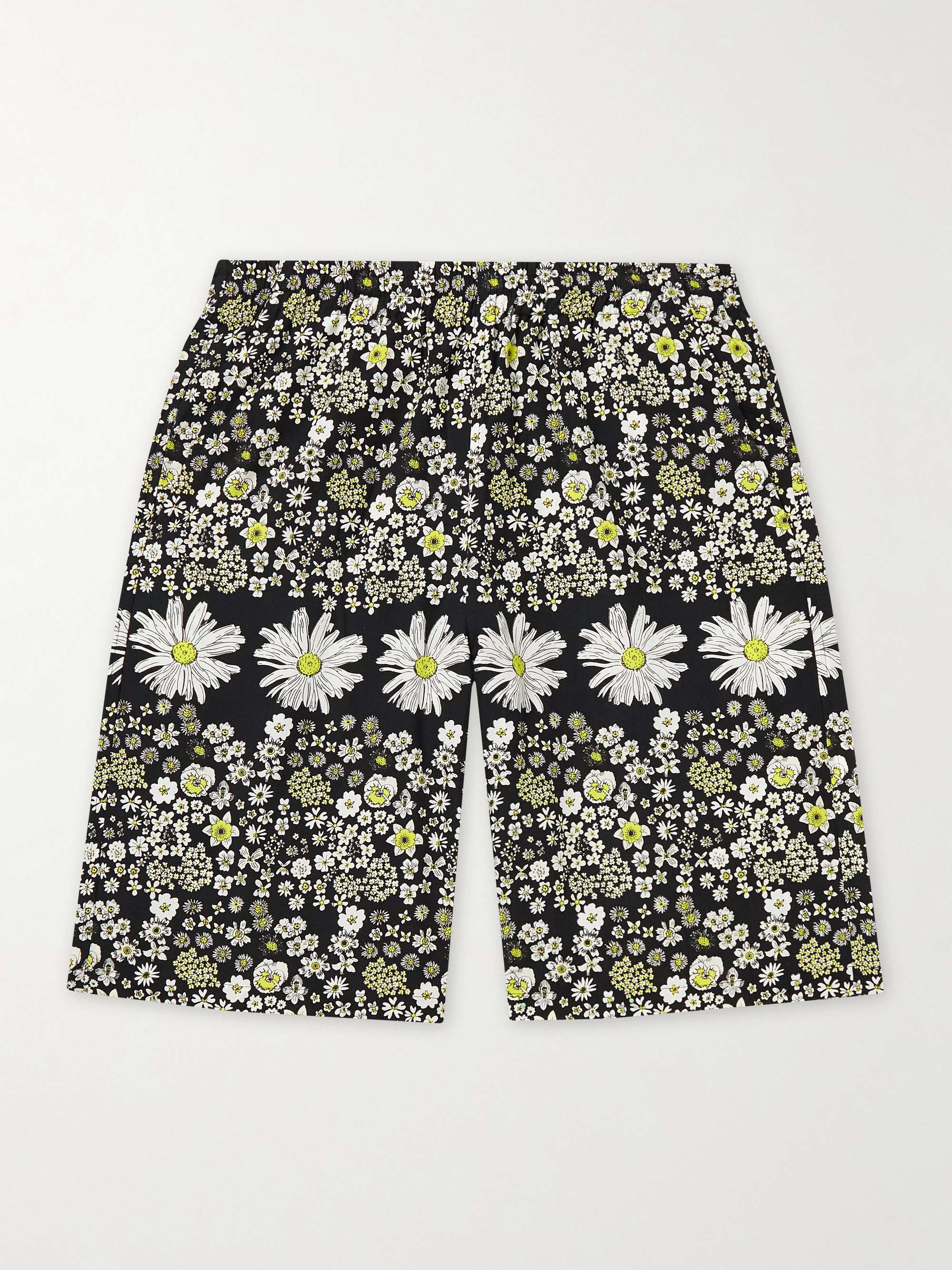 NOMA T.D. Wide-Leg Printed Rexcell Shorts