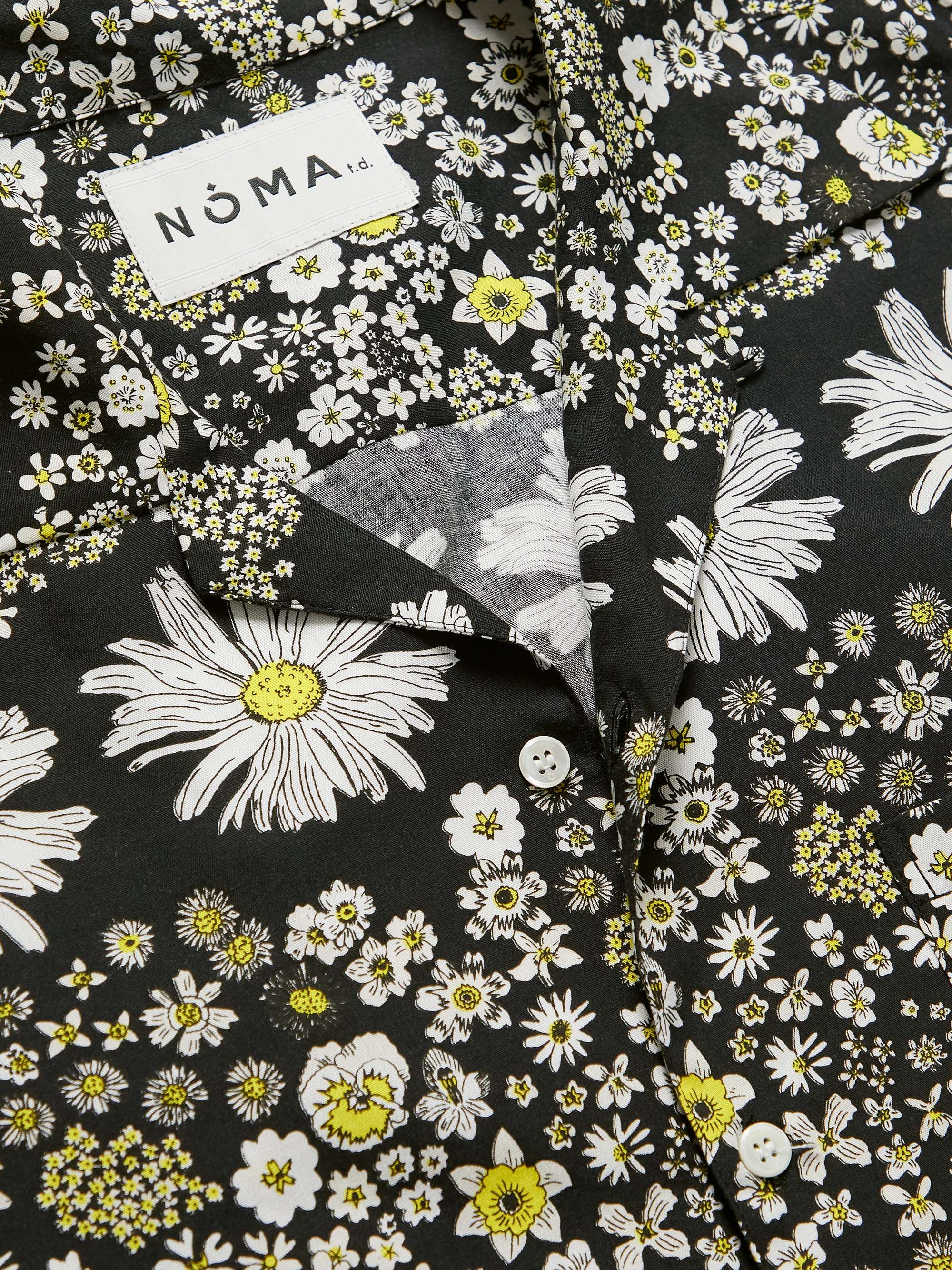 NOMA T.D. Convertible-Collar Printed Rexcell Shirt