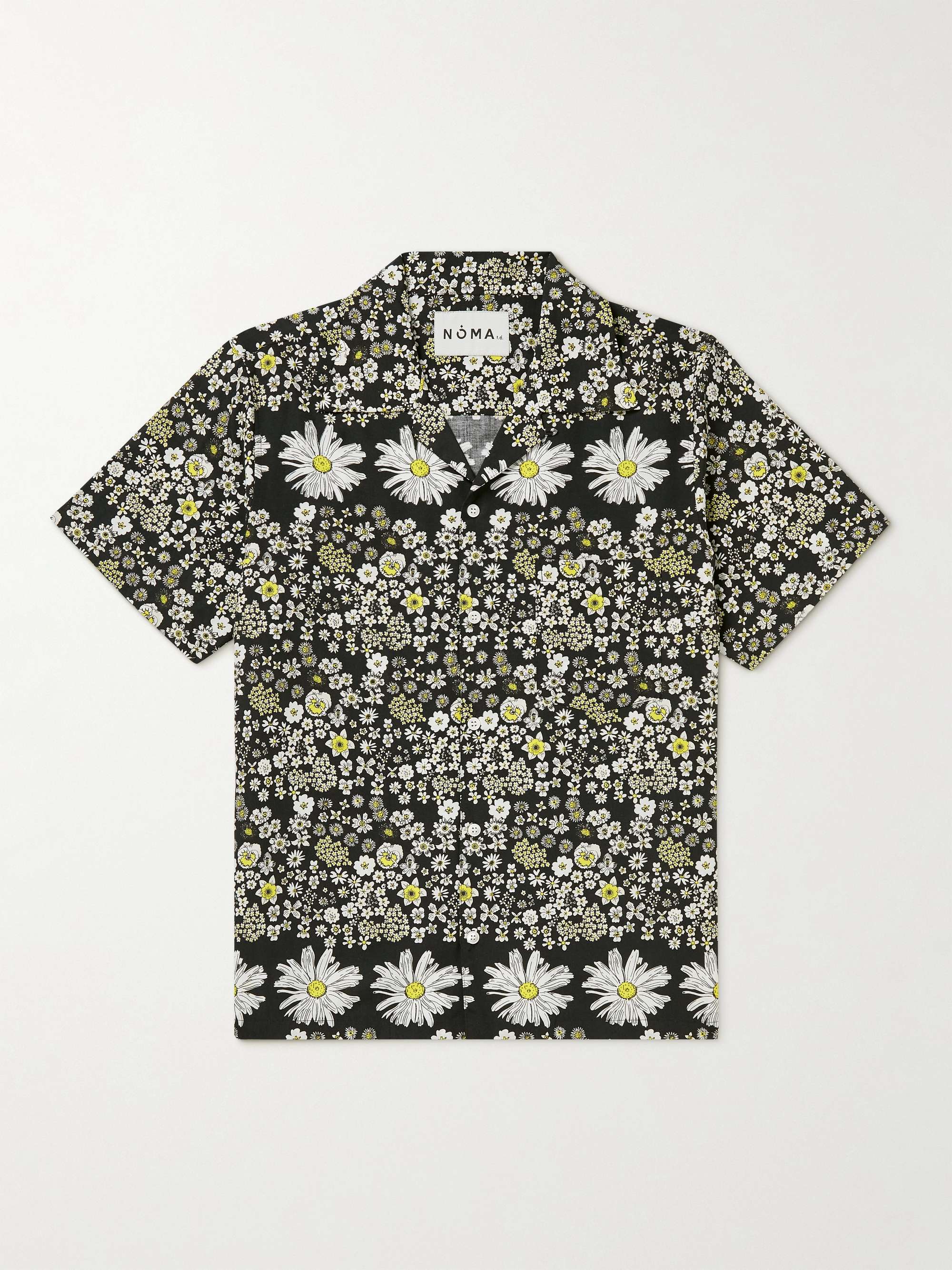 NOMA T.D. Convertible-Collar Printed Rexcell Shirt